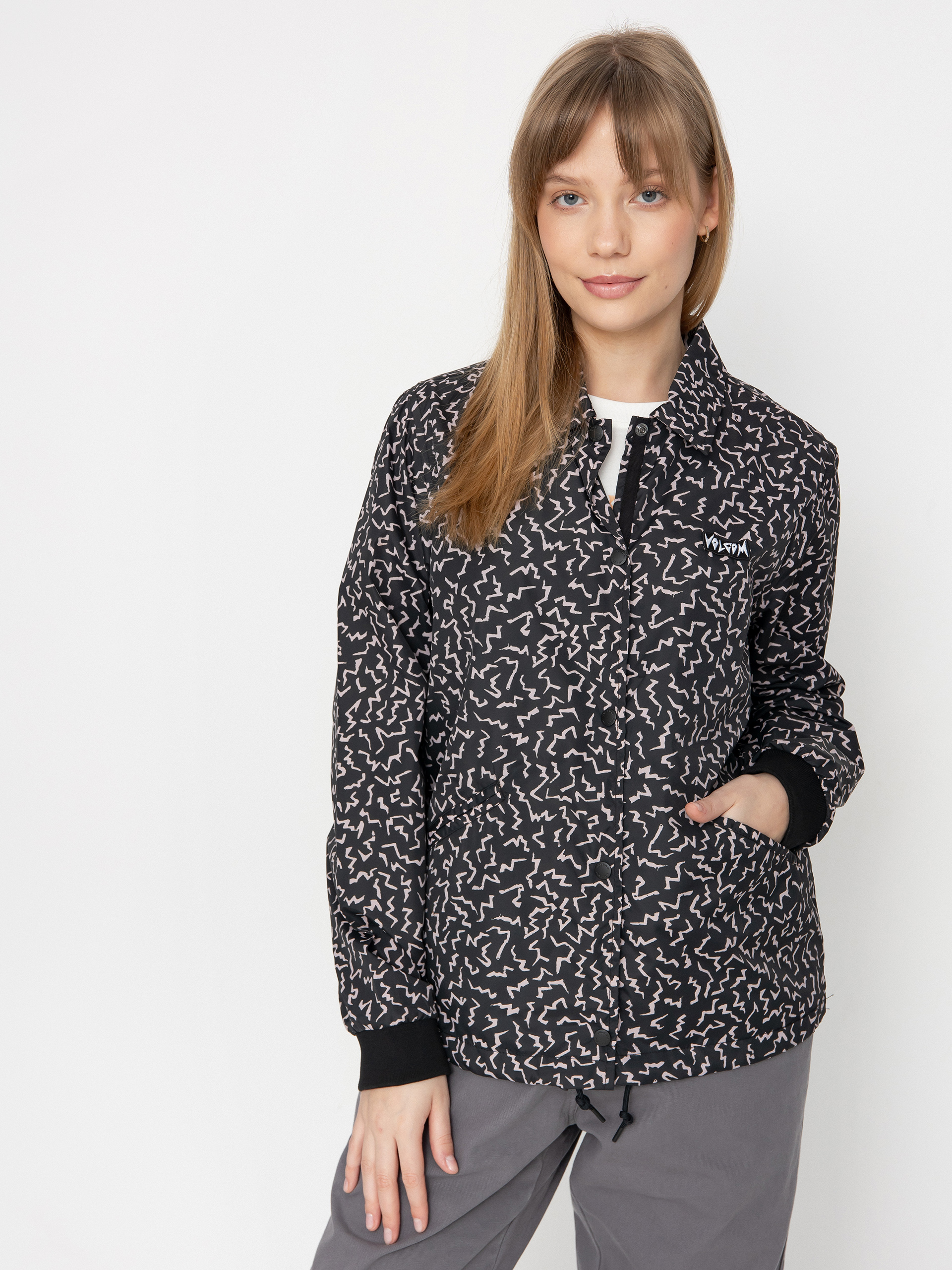 Volcom Surfpunk Coach Wmn Jacket - black (black)