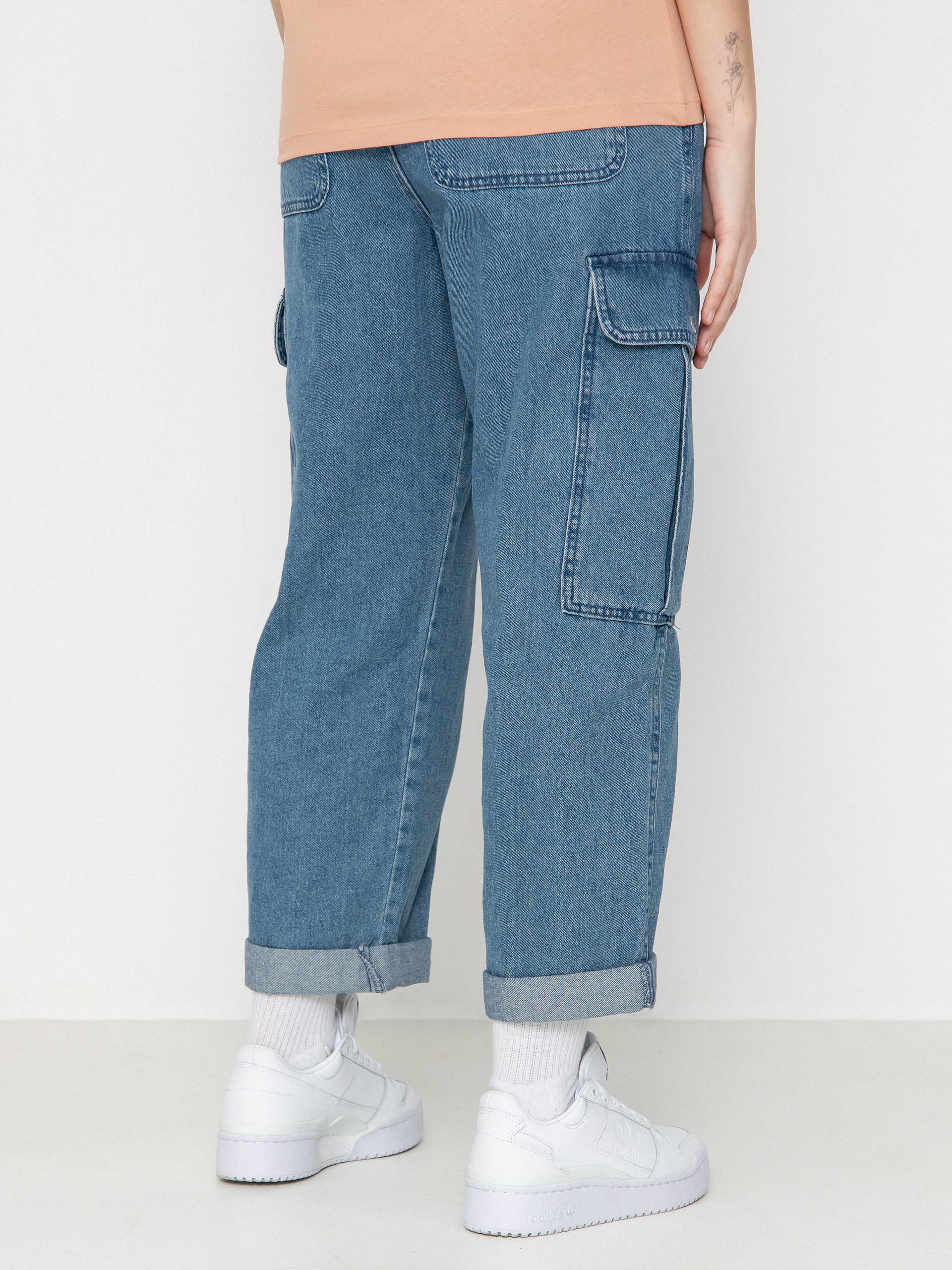 Vans Hose Sidewalk Denim Cargo Wmn (stone wash)