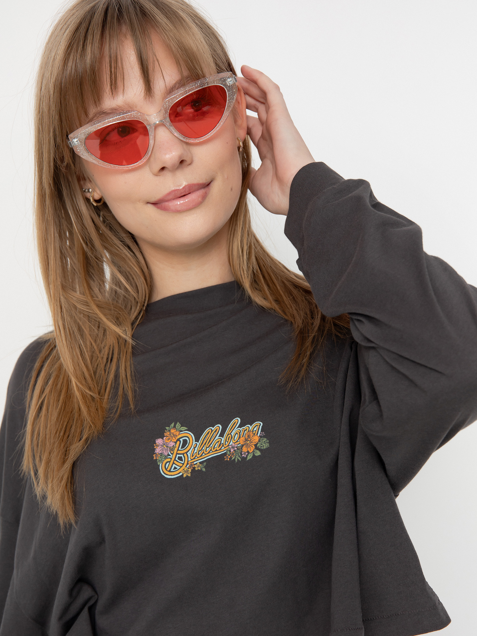 Billabong T-Shirt Beach Boyfriend Crop Wmn (black sands)