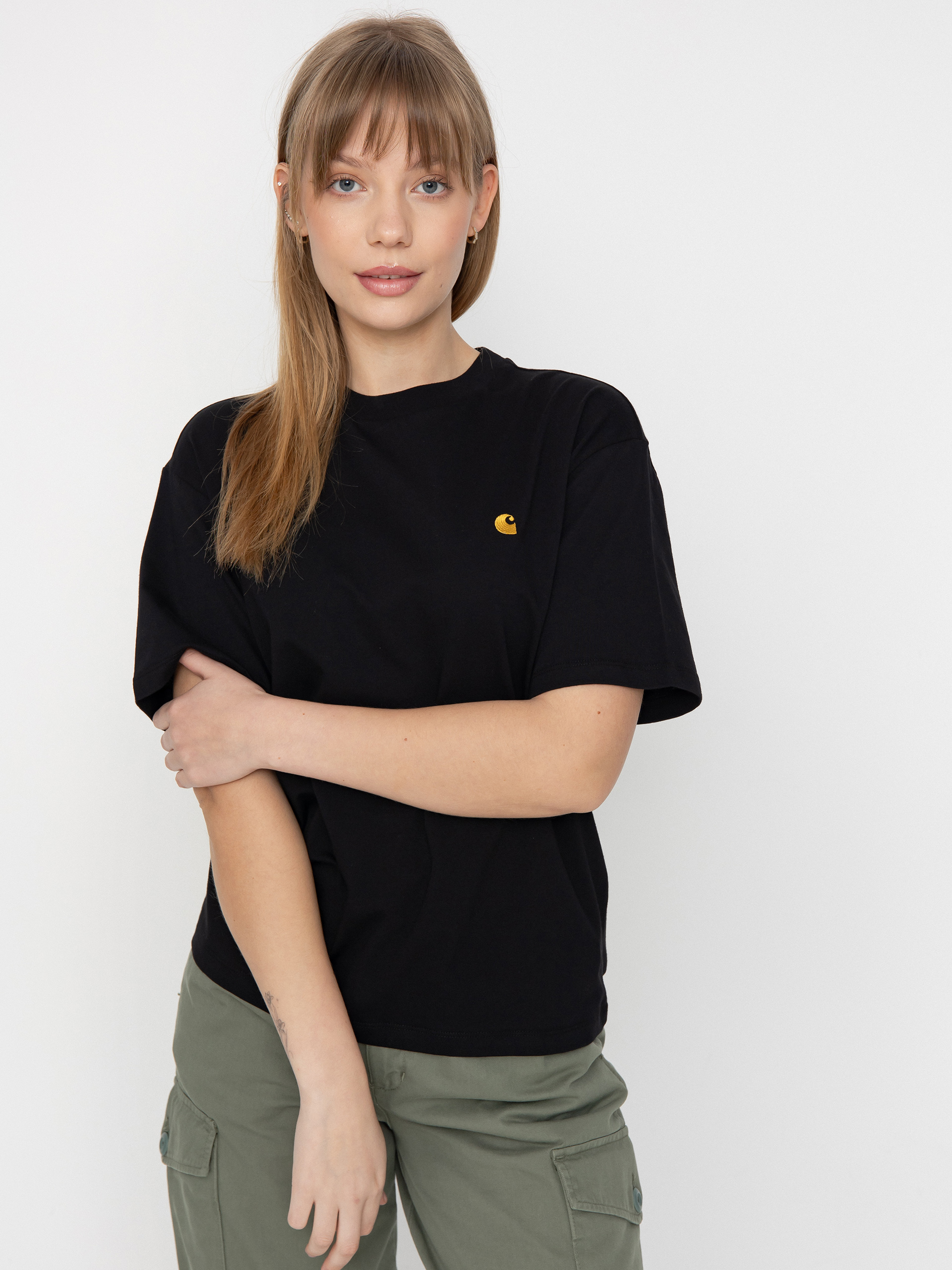 Carhartt WIP Chase Wmn T-Shirt (black/gold)