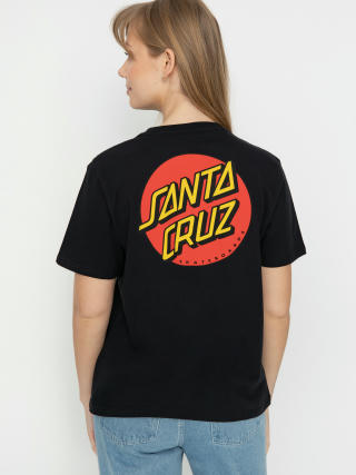 Santa Cruz T-Shirt Classic Dot Chest Wmn (black)