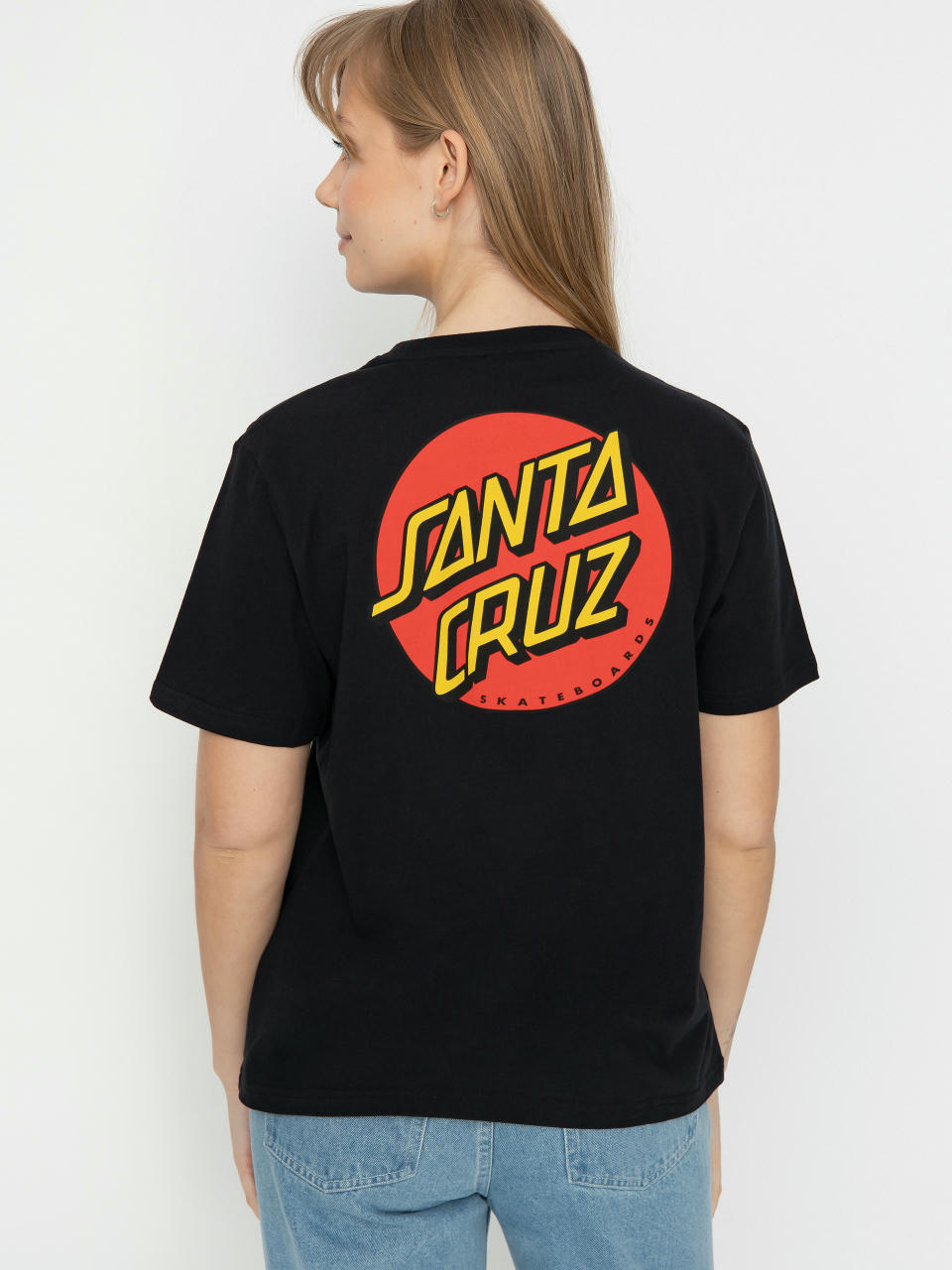 Santa Cruz T-Shirt Classic Dot Chest Wmn (black)