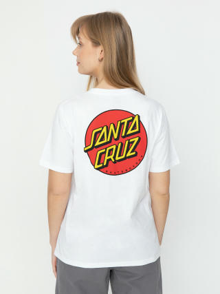 Santa Cruz T-Shirt Classic Dot Chest Wmn (white)