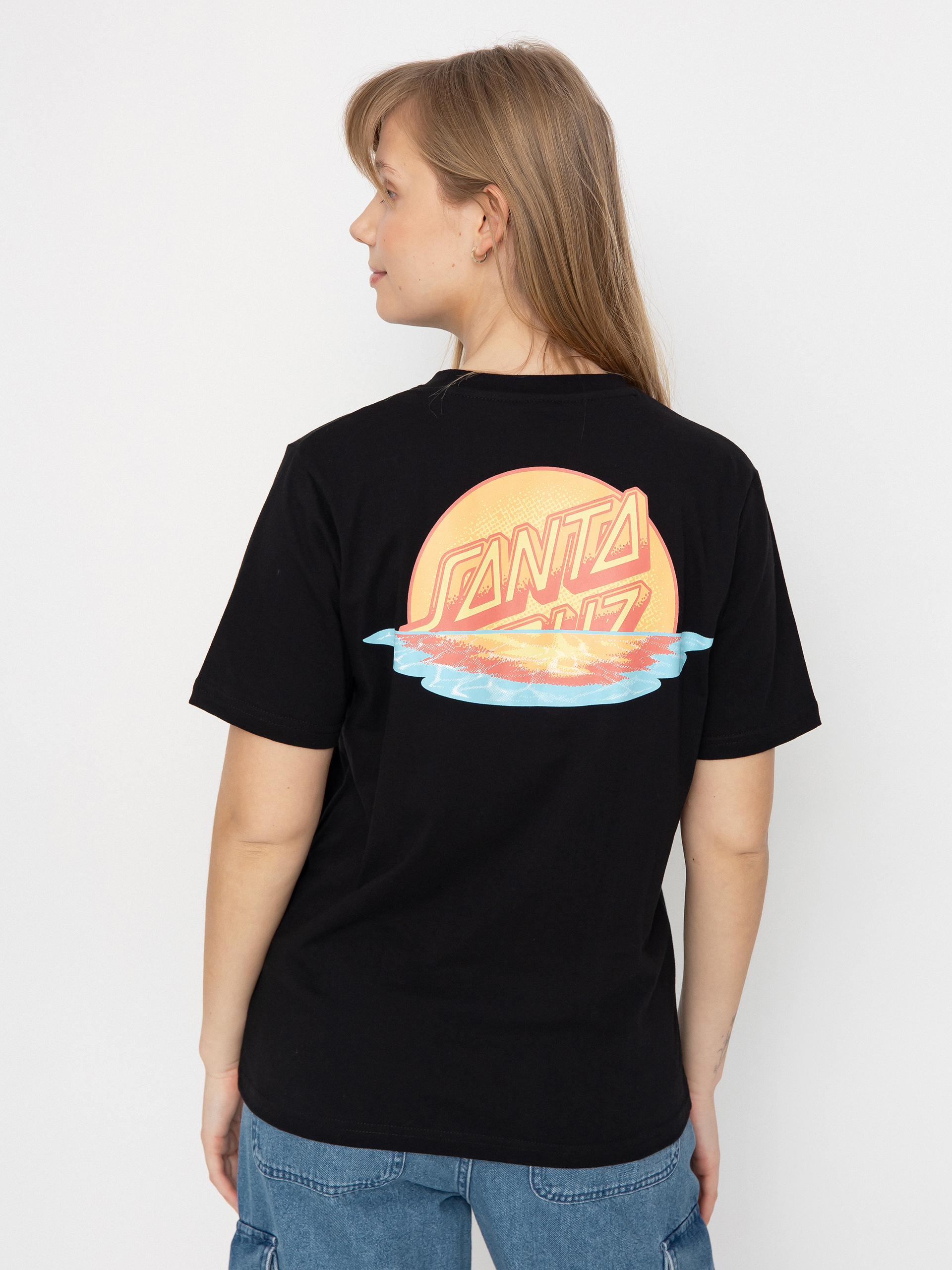 Santa Cruz T-Shirt Sunrise Dot Wmn (black)