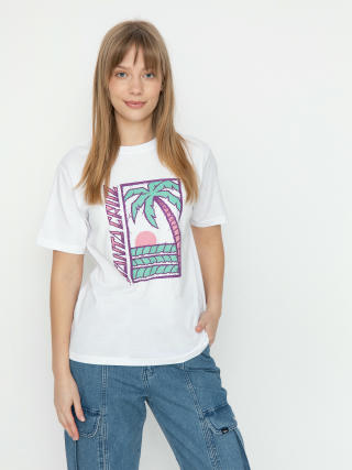 Santa Cruz T-Shirt Palm Strip Wmn (white)
