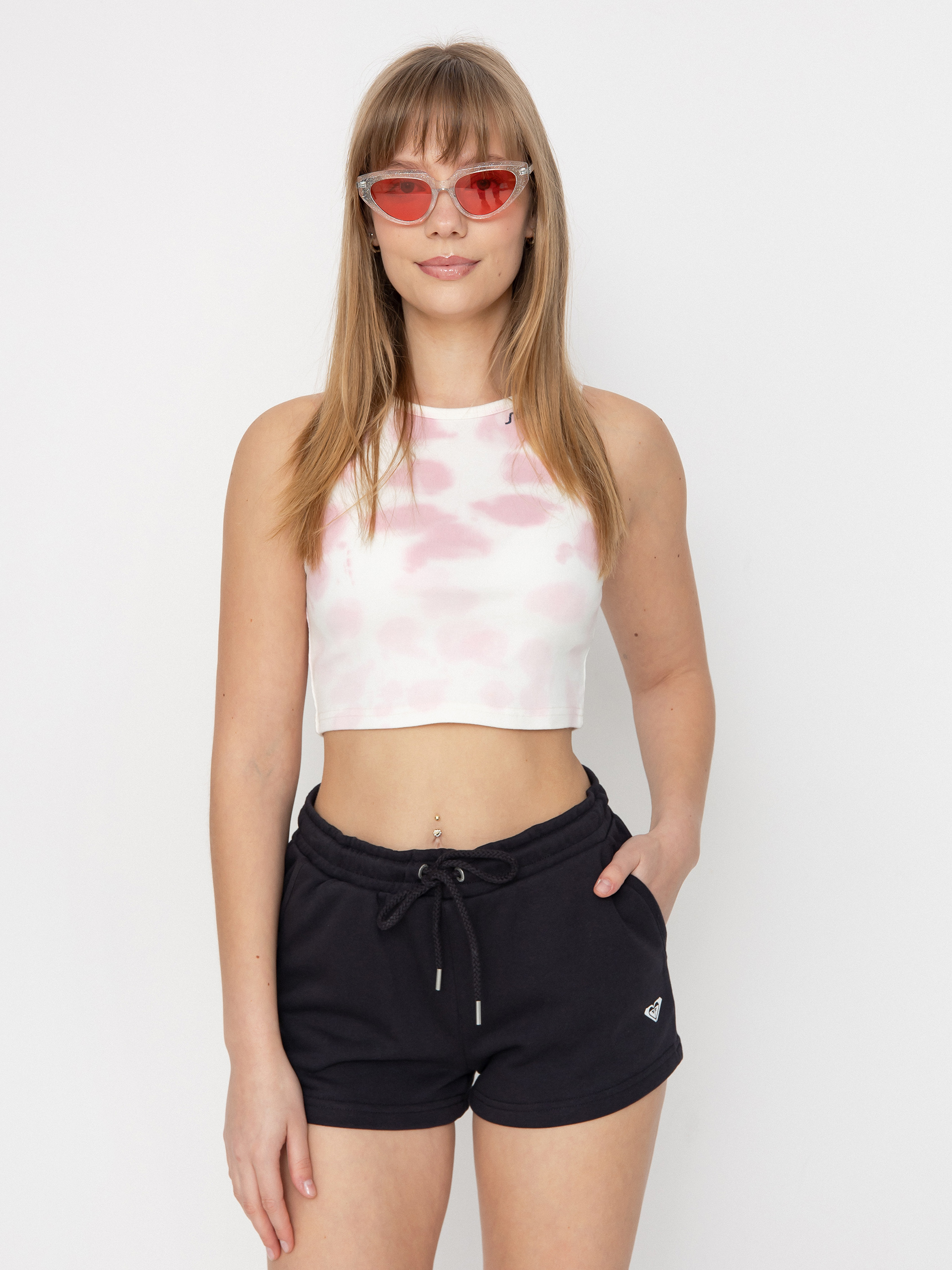 Santa Cruz Shirt Strip Wmn (pink dip dye)