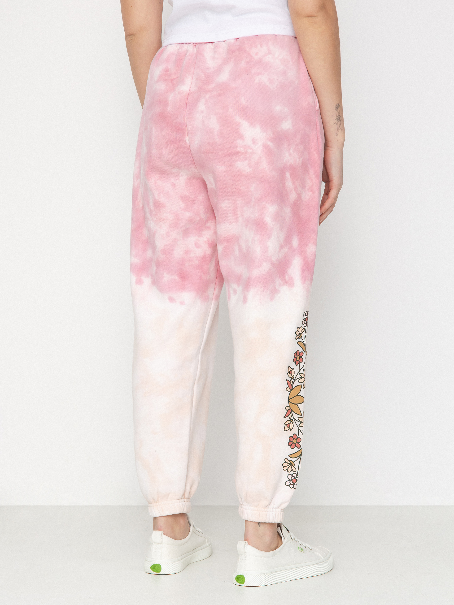 Santa Cruz Pants Sage Floral Sweatpant Wmn (pink dip dye)