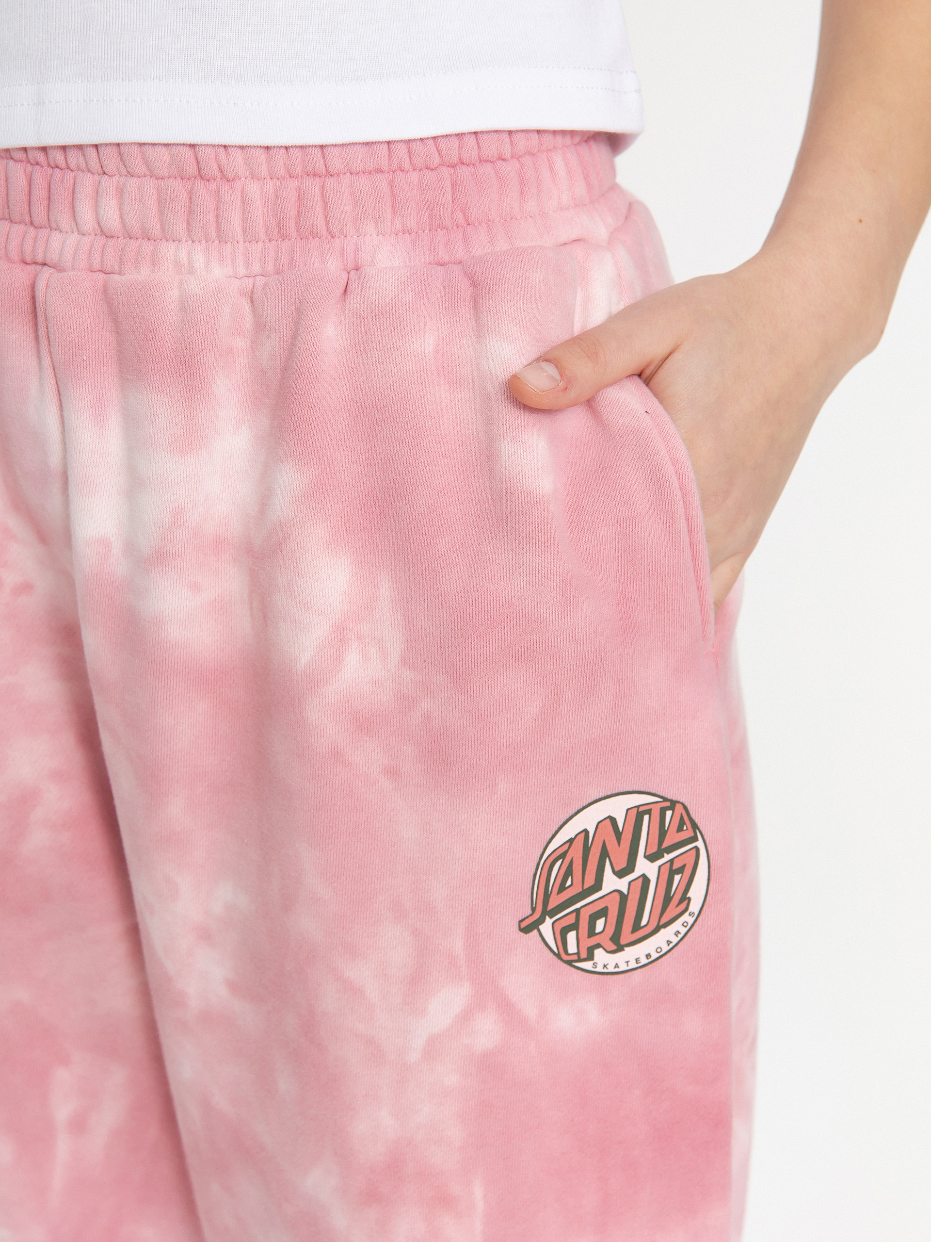 Santa Cruz Pants Sage Floral Sweatpant Wmn (pink dip dye)