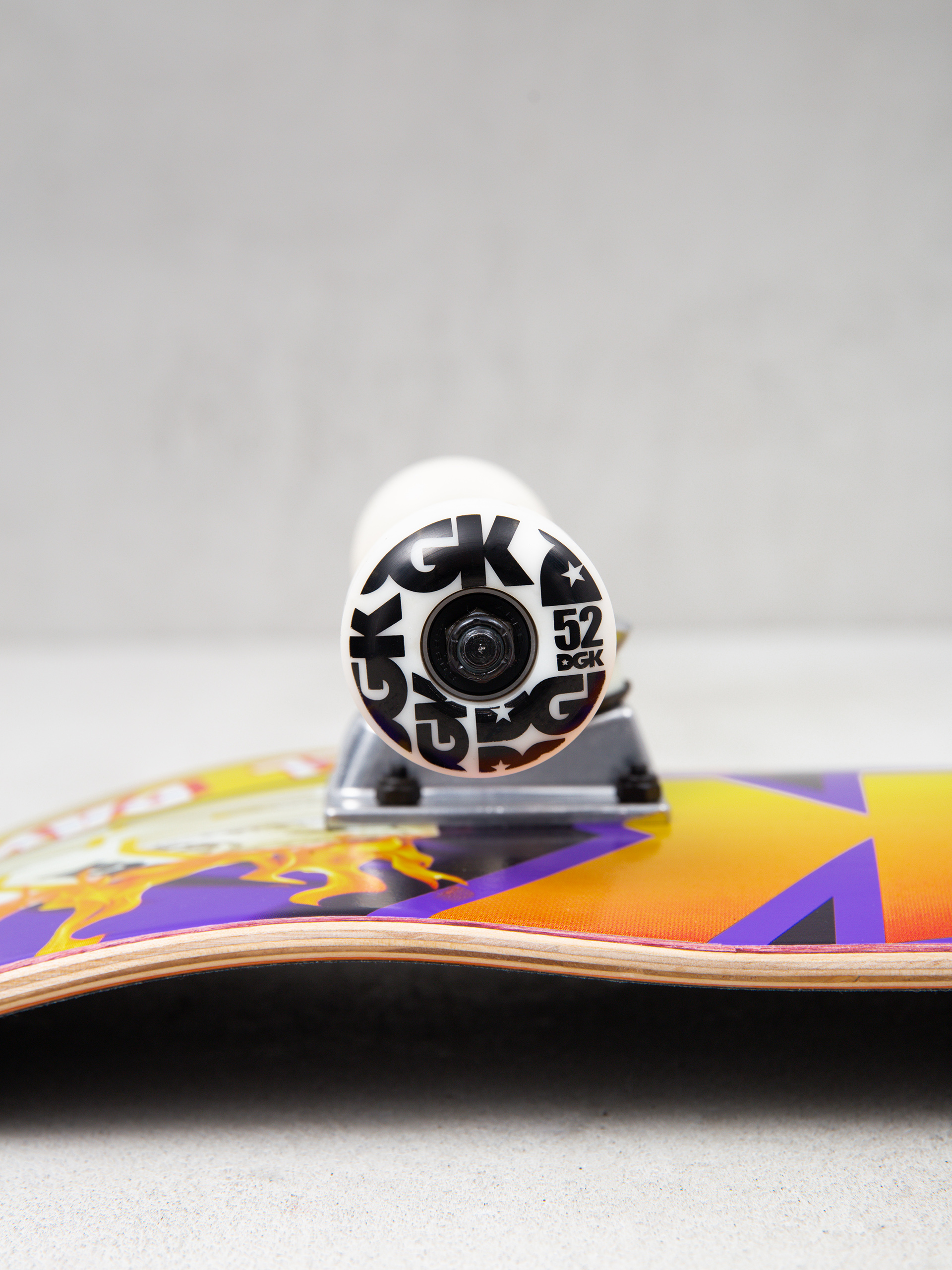 DGK Street Heat Skateboard - yellow (purple/yellow)
