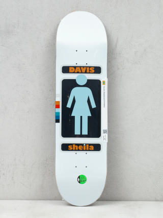 Girl Skateboard Davis 93 Til Deck (white/light blue)