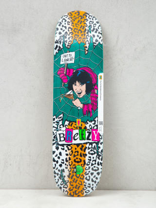 Girl Skateboard Geering Out To Lunch Deck (teal)