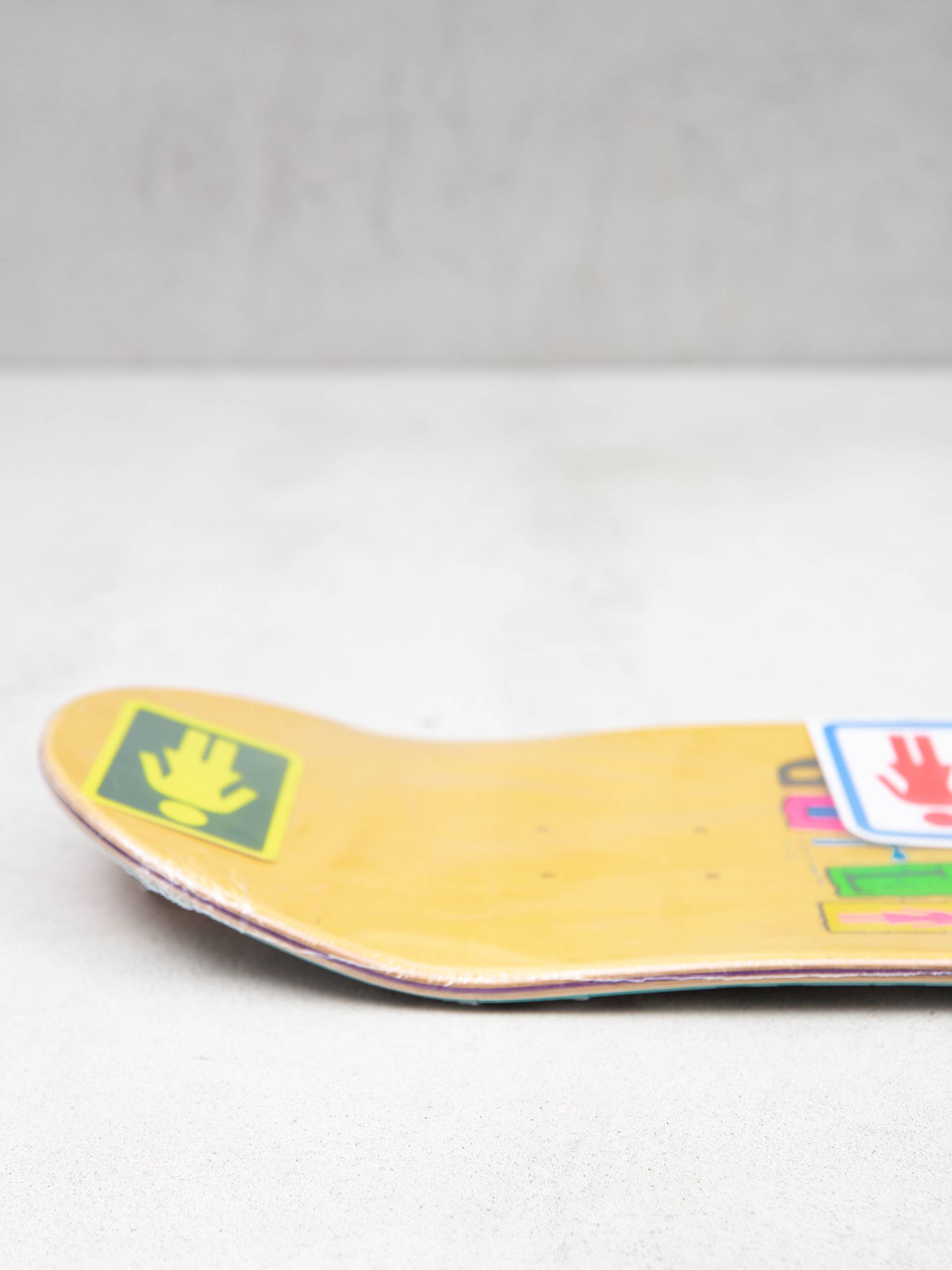 Girl Skateboard Geering Out To Lunch Deck (teal)