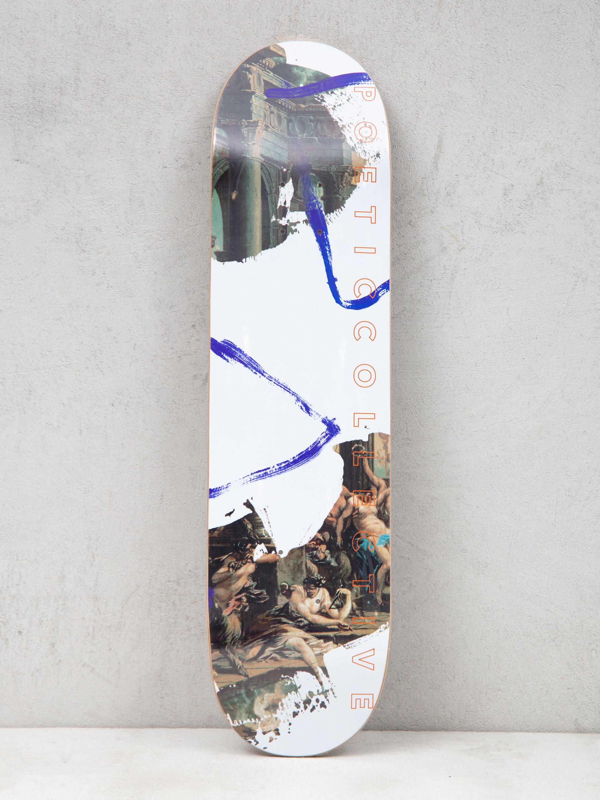 Poetic Collective Blue Strokes HC Deck (white/multi)