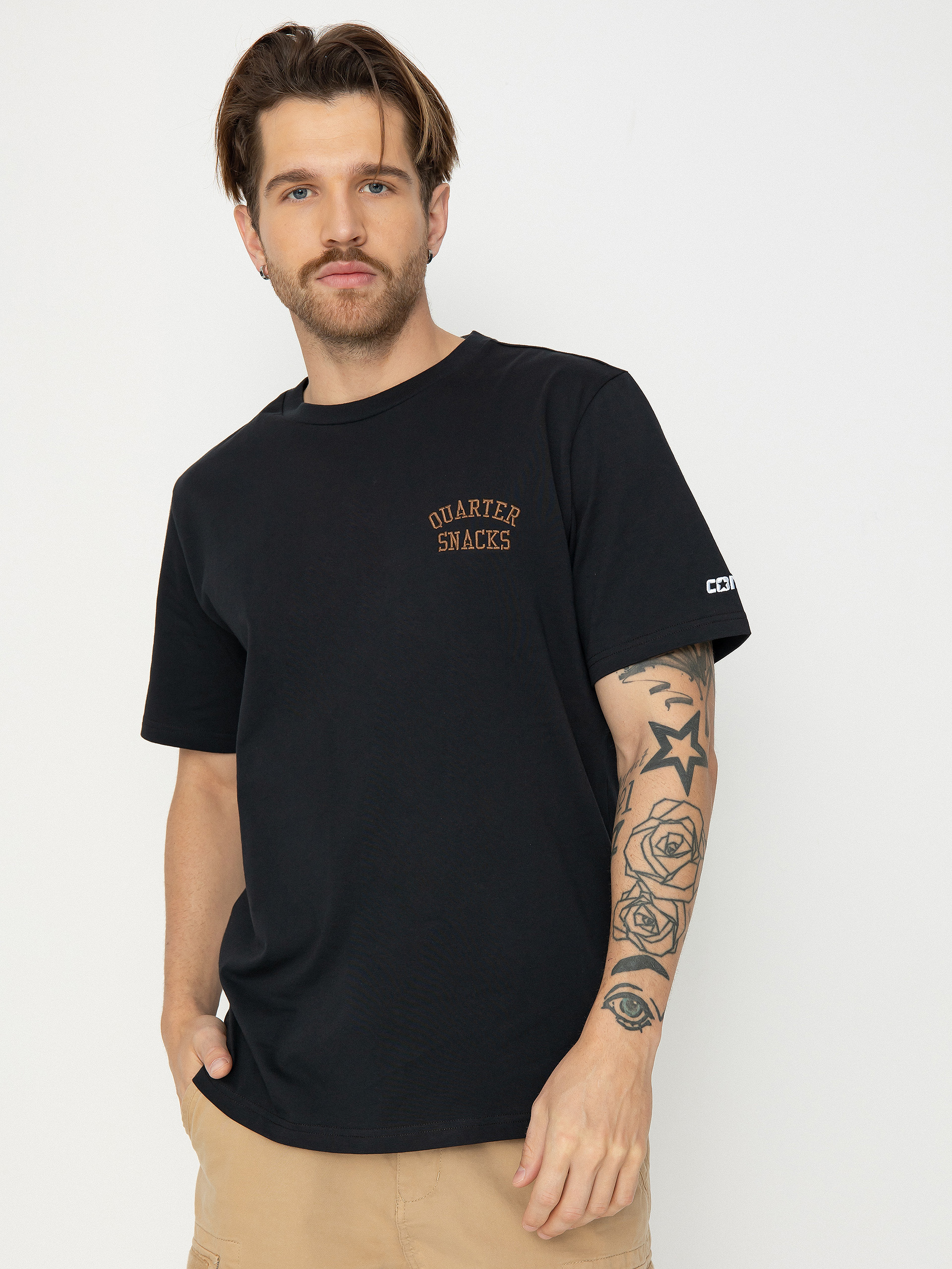 Converse Quartersnacks T-shirt - black (black)