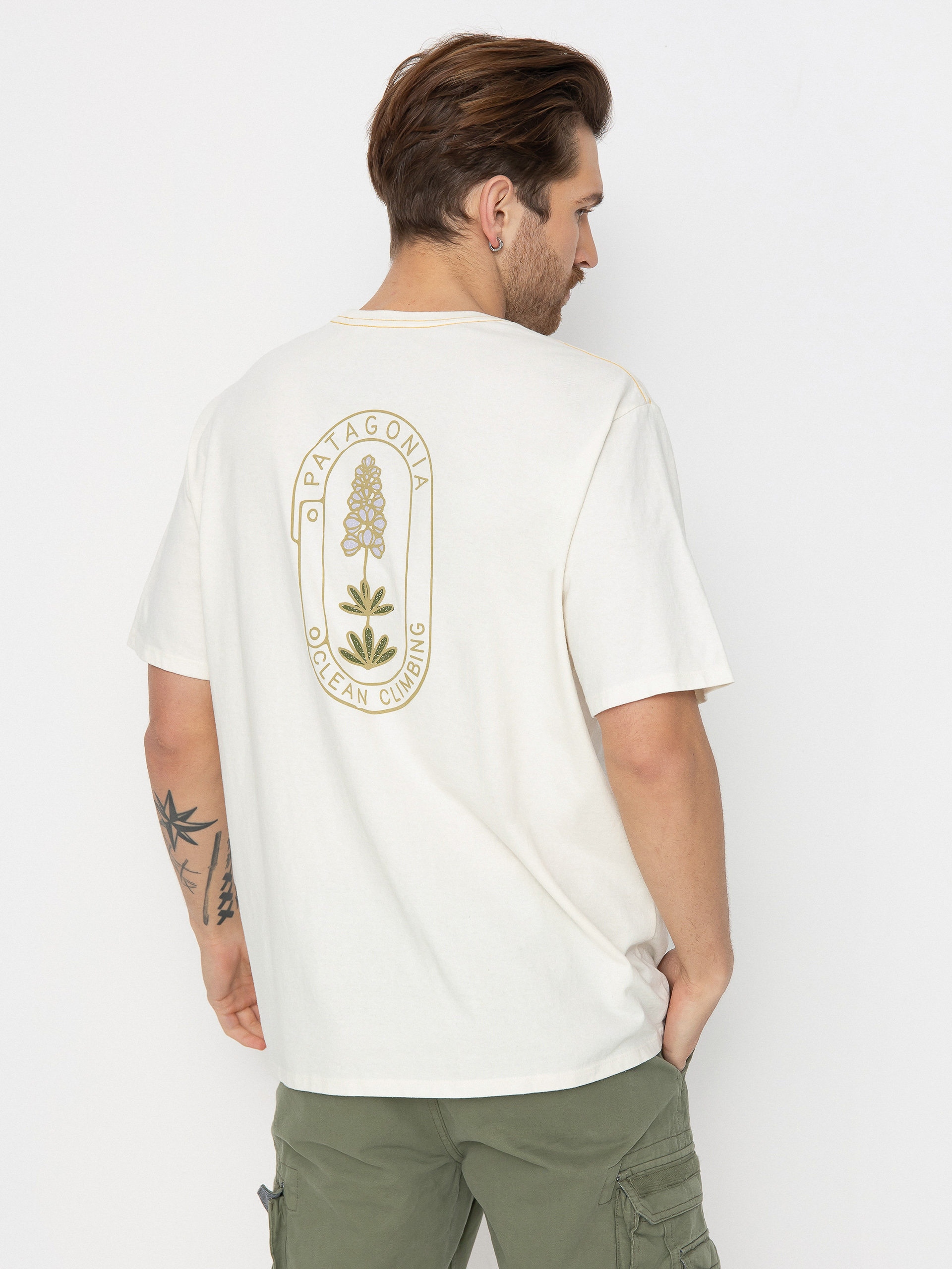 Patagonia Clean Climb Trade Responsibili T-Shirt - beige (clean