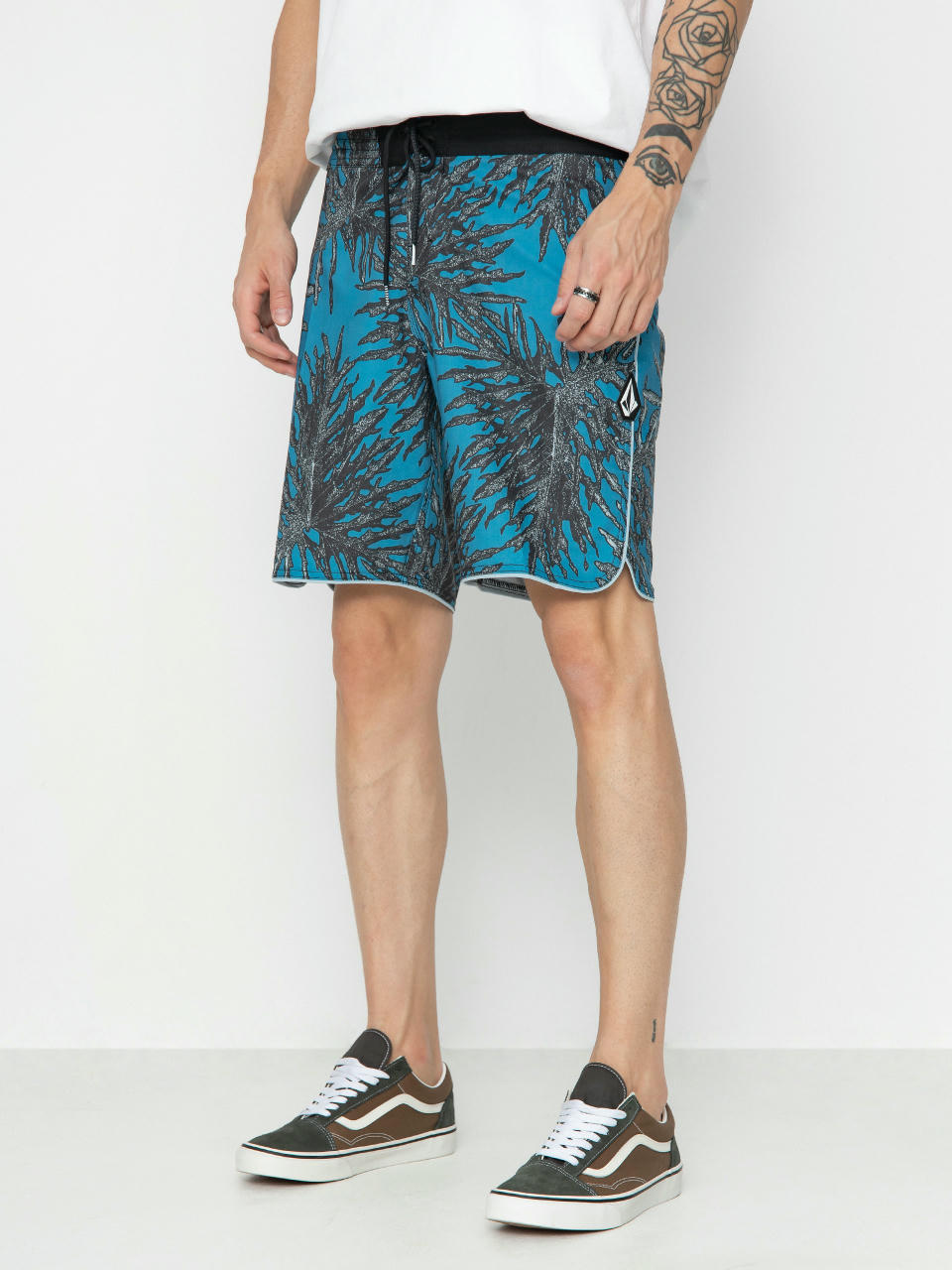 Volcom Beeg Leef Stoney 19 Boardshorts (tidal blue)