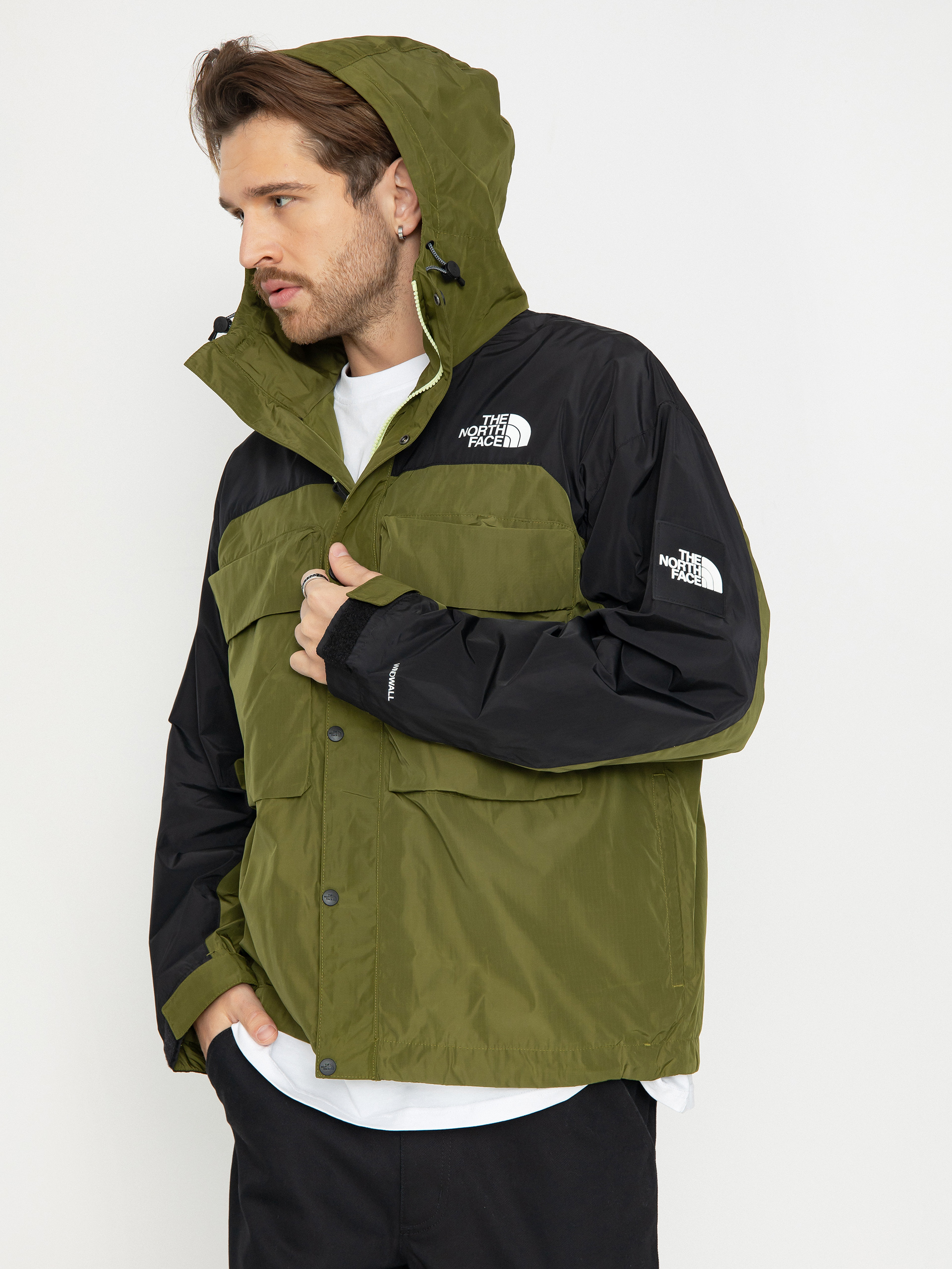 The North Face Tustin Cargo Pkt Jacke (forest olive)