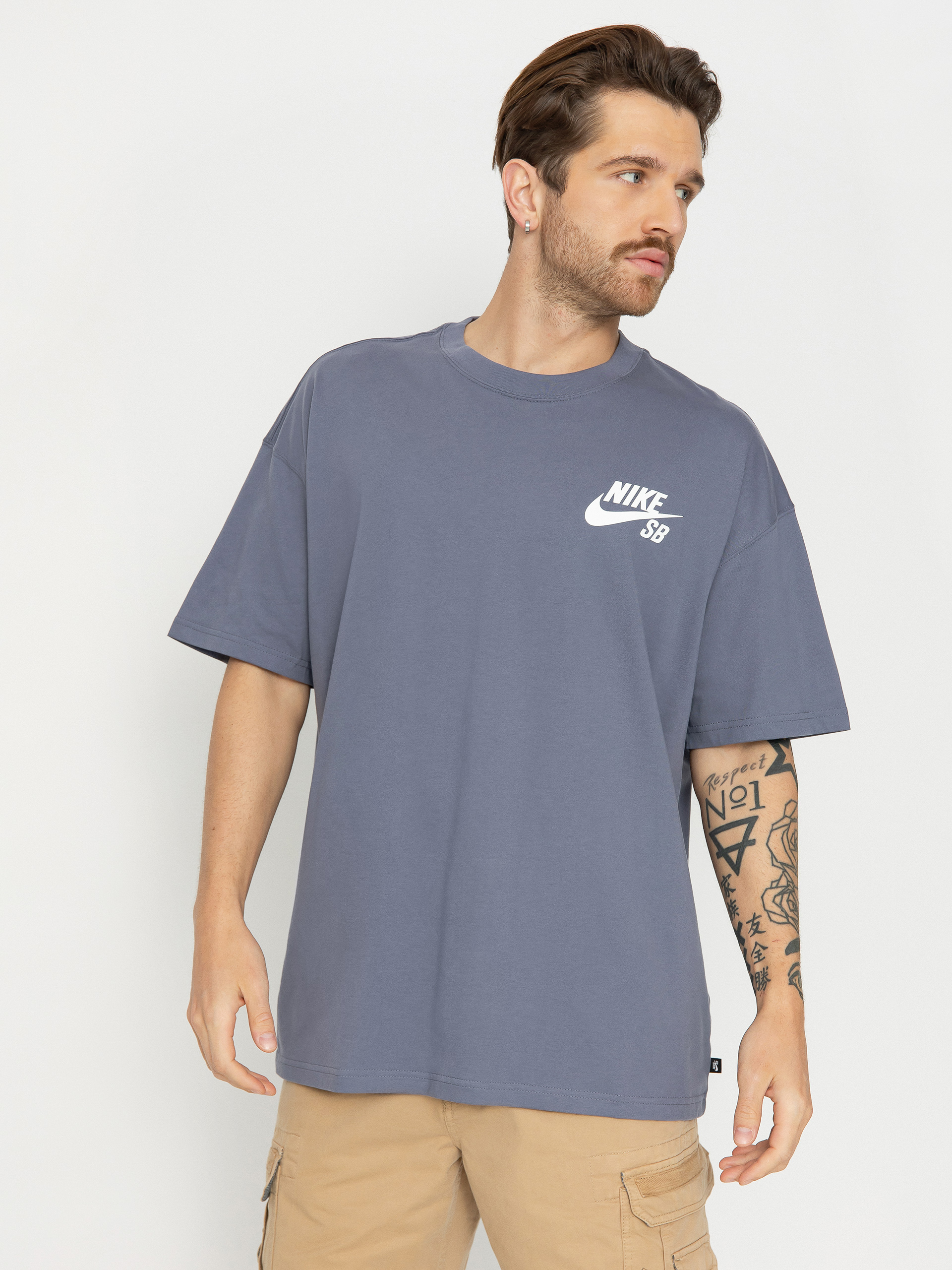 Nike SB Logo Lbr T-shirt - violet (light carbon)