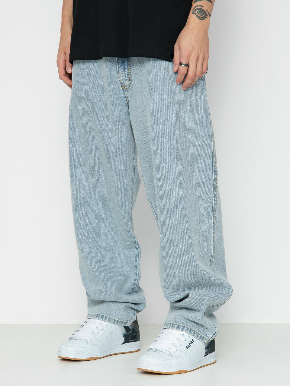 Raw Hide Skateboards OG Jeans Hose (light blue)