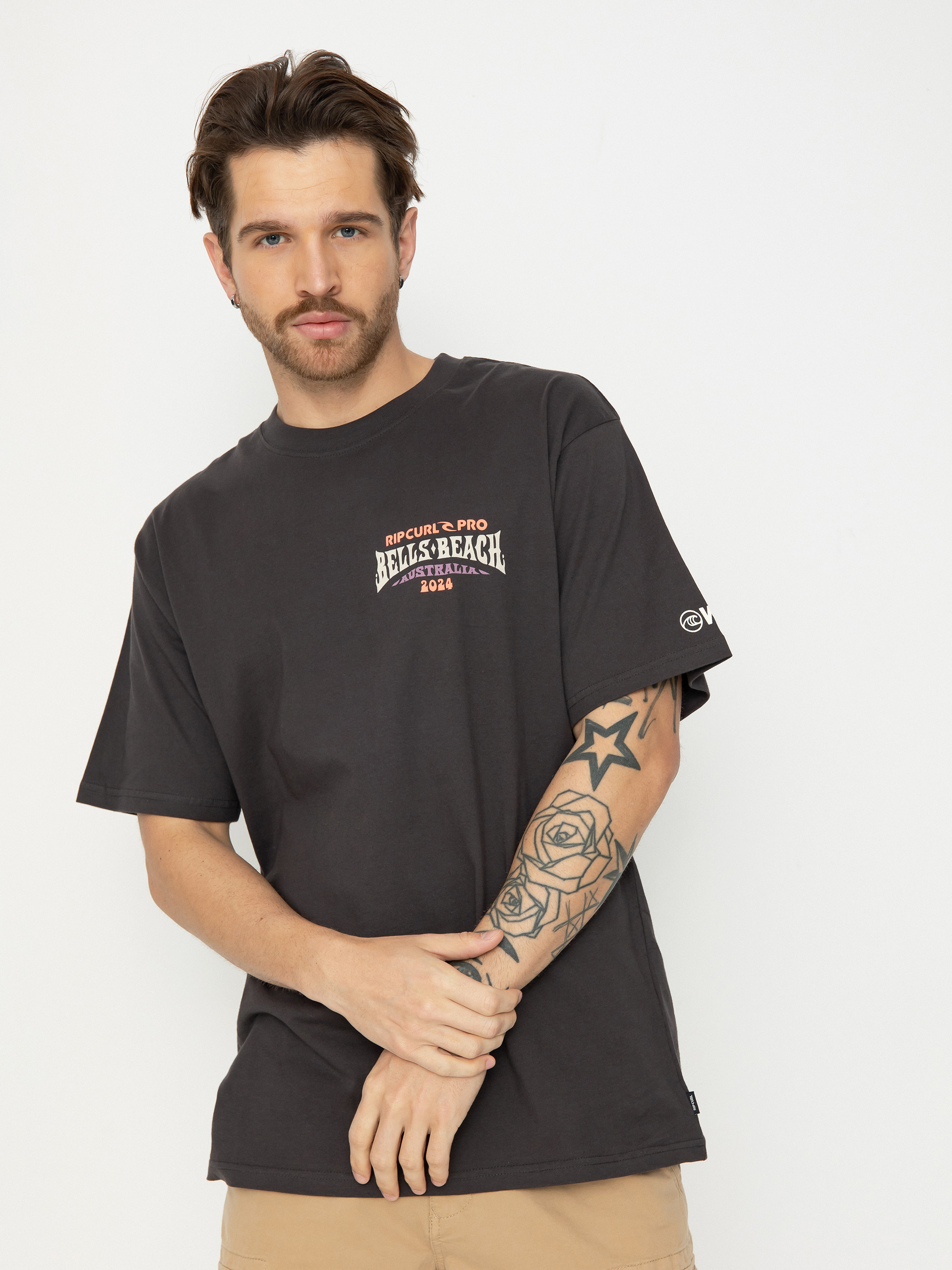 Rip Curl Rip Curl Pro 24 Line Up T-Shirt (washed black)