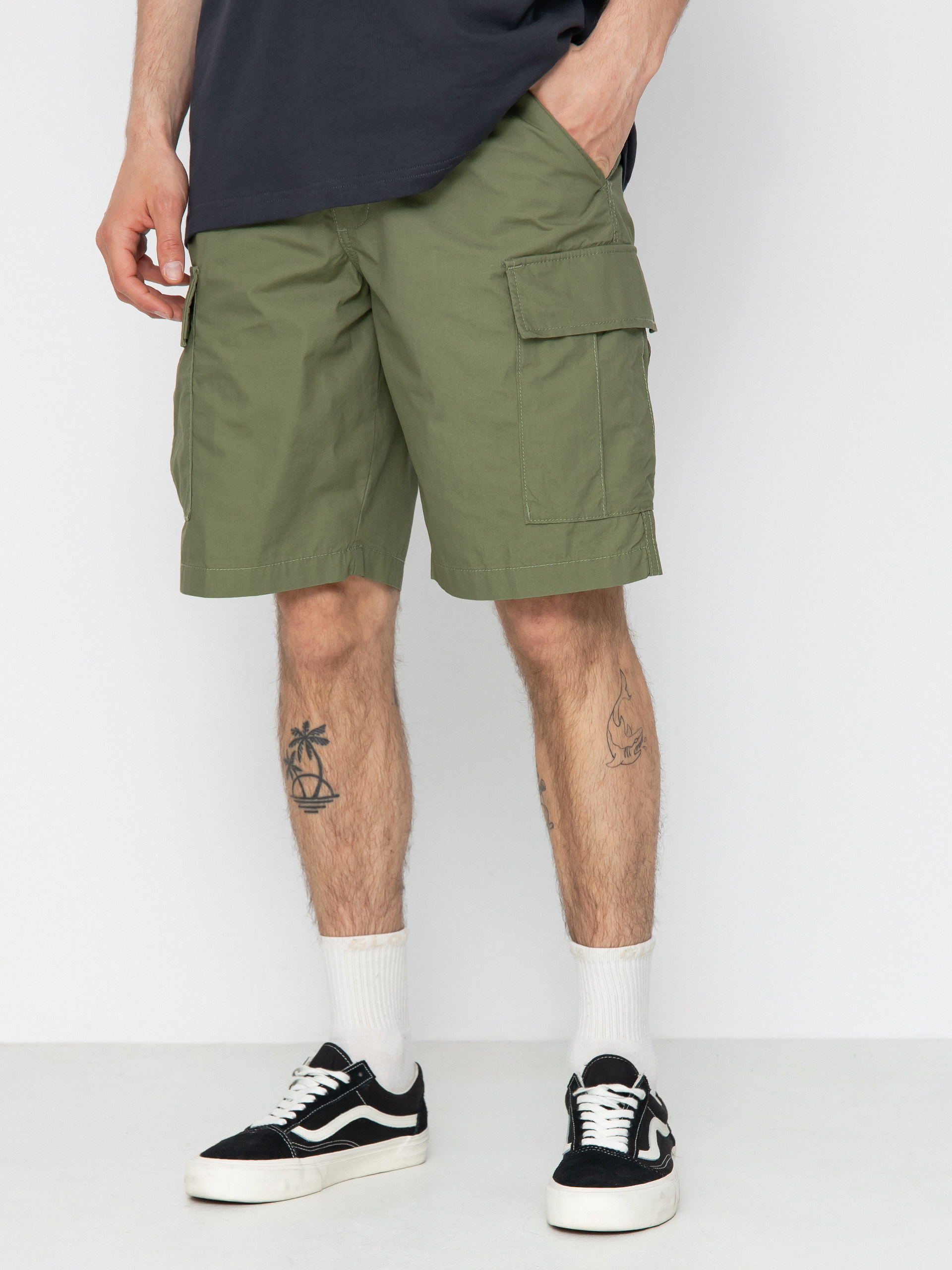 Vans Service Cargo Relaxed Shorts green olivine