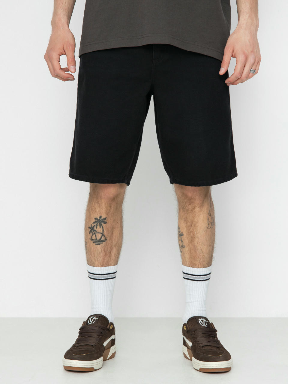 Carhartt WIP Single Knee Shorts (black)