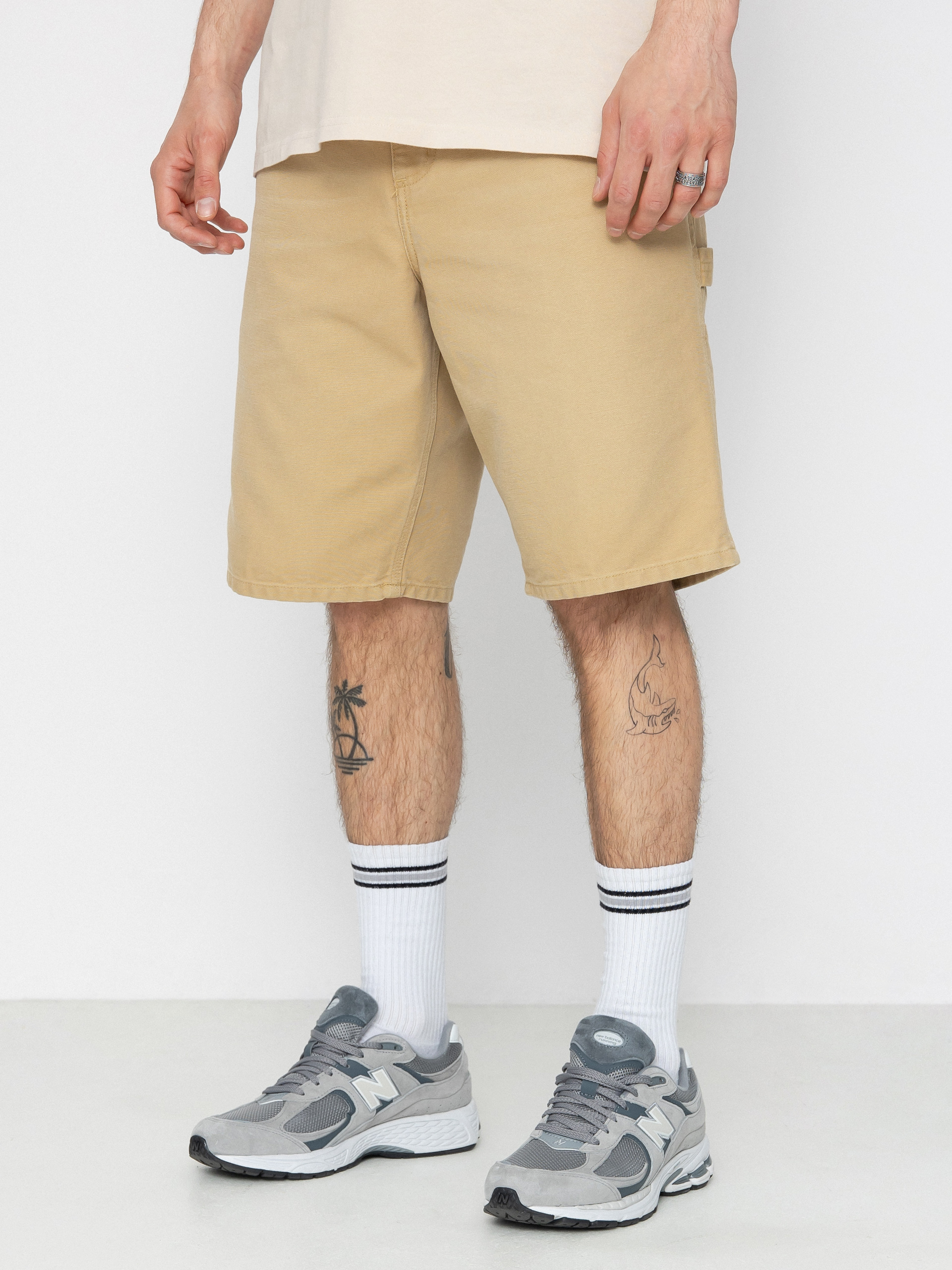 Carhartt WIP Single Knee Shorts (bourbon)