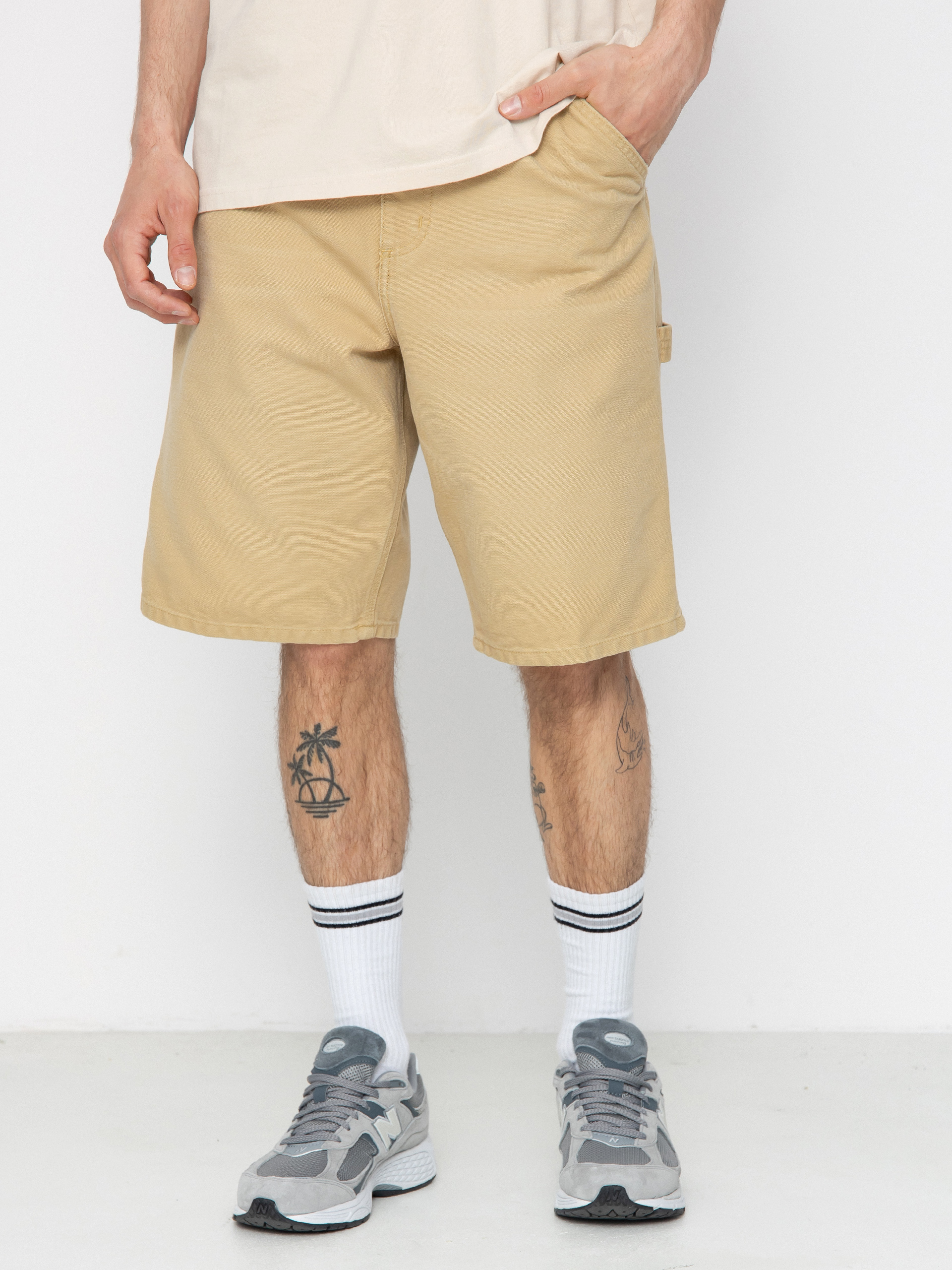 Carhartt WIP Single Knee Shorts (bourbon)