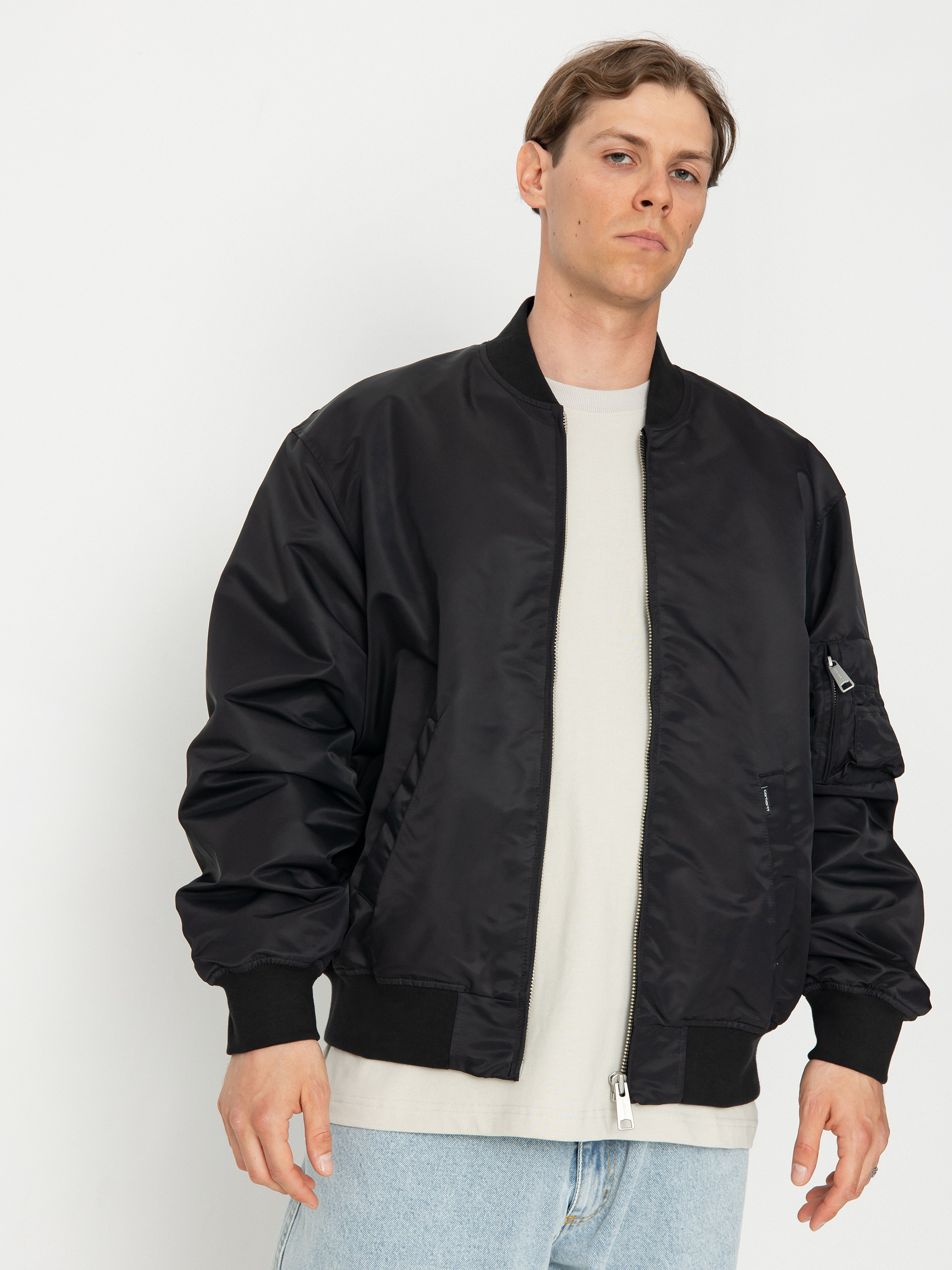 Carhartt WIP Otley Bomber Jacket - black (black)