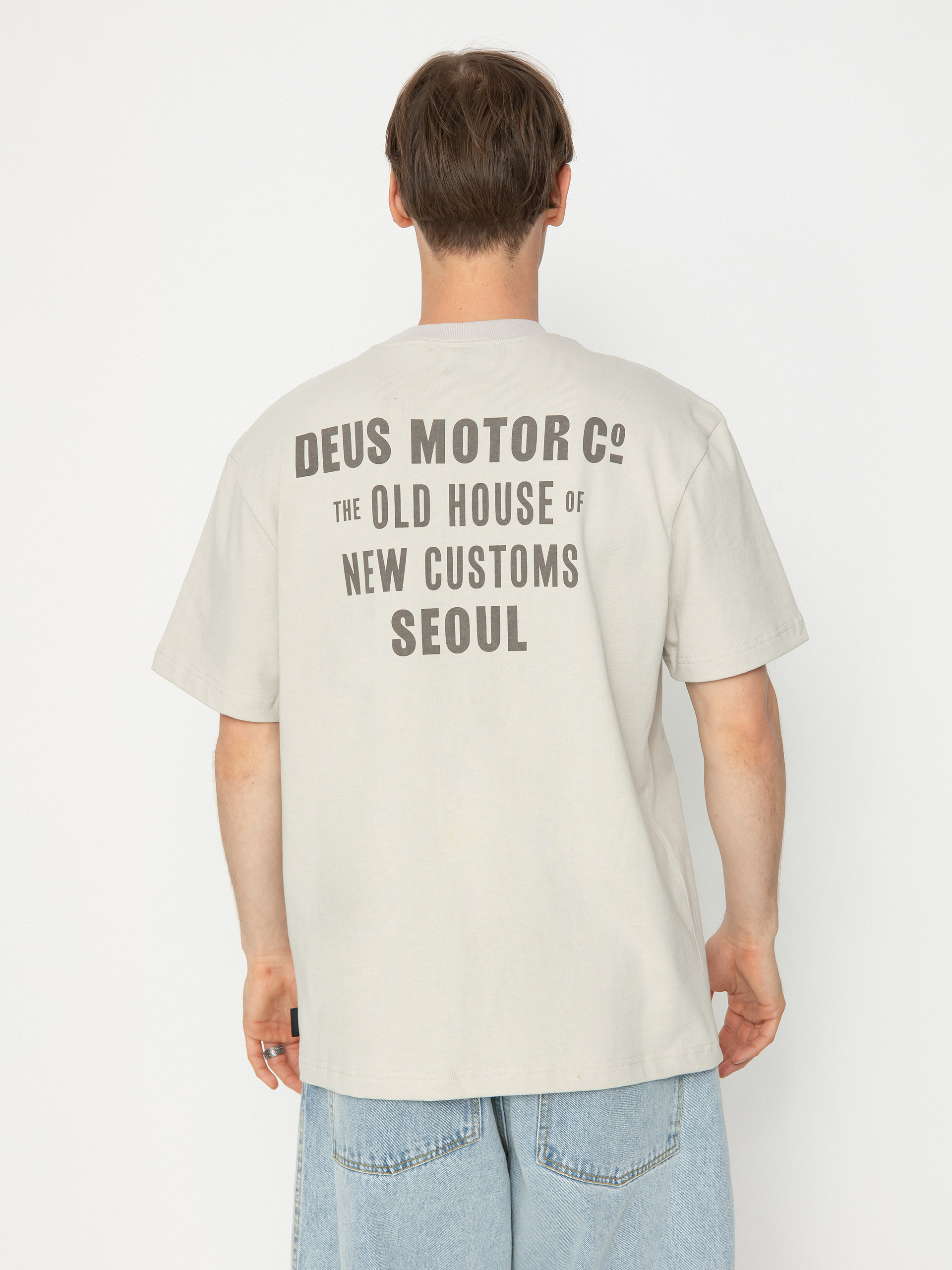 Deus Ex Machina Old Customs T-Shirt - beige (dirty white)
