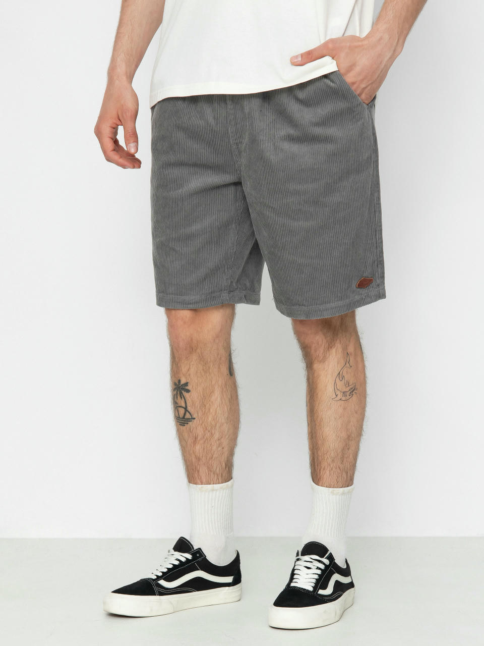 Rip Curl Classic Surf Cord Volley Shorts (charcoal grey)