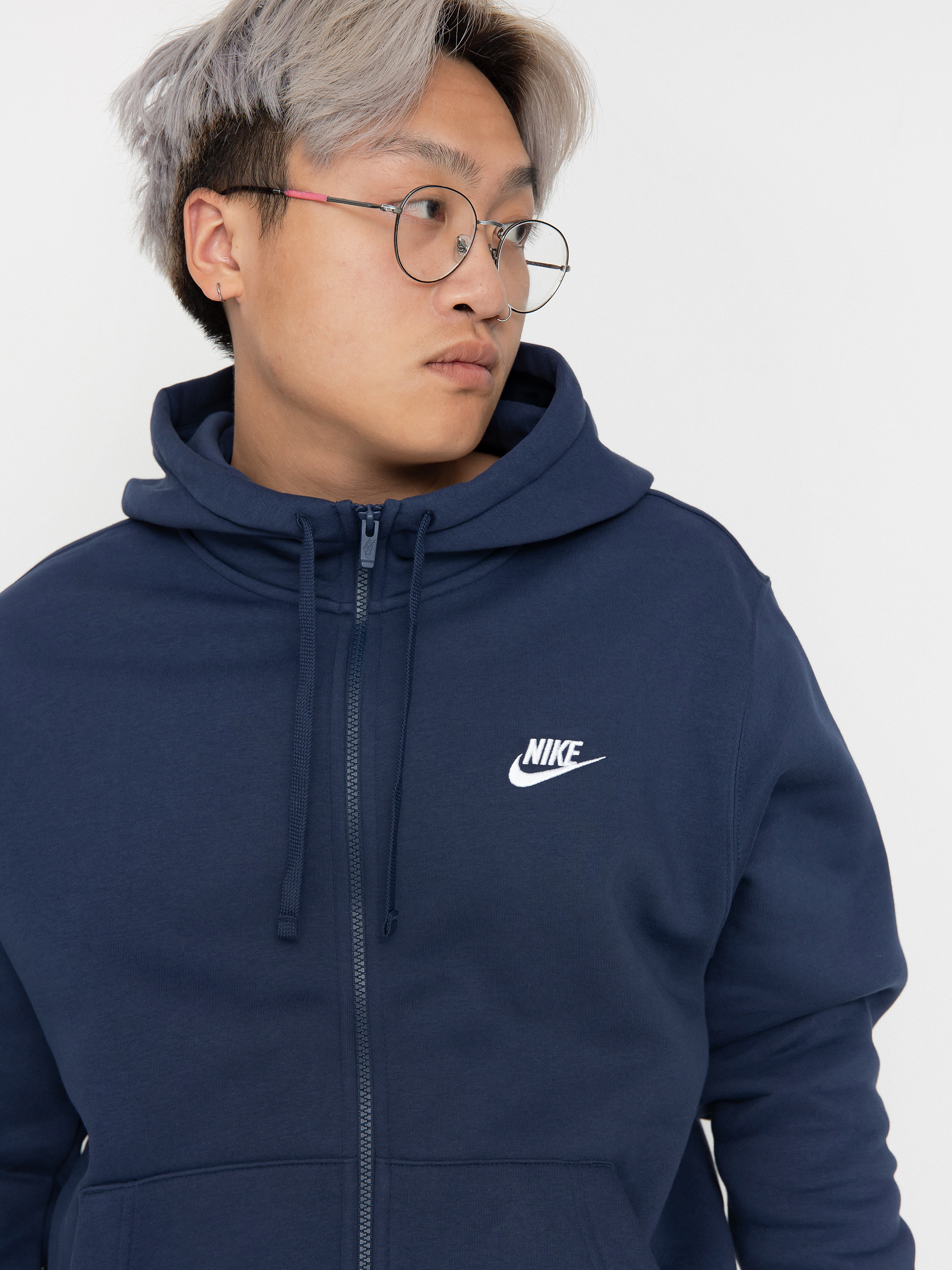 Nike SB Sportswear Club ZHD Hoodie (midnight navy/midnight navy/white)