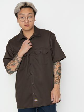 Dickies Work Shirt Shirt (dark brown)