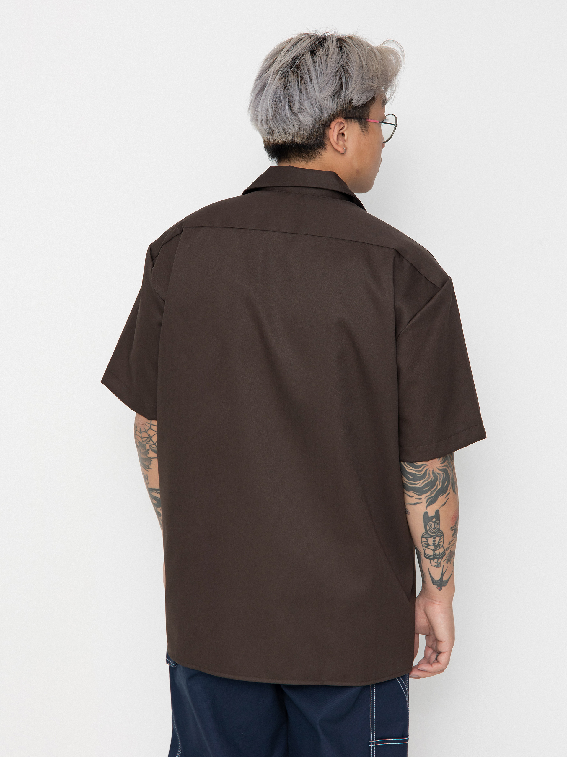 Dickies Work Shirt Shirt (dark brown)