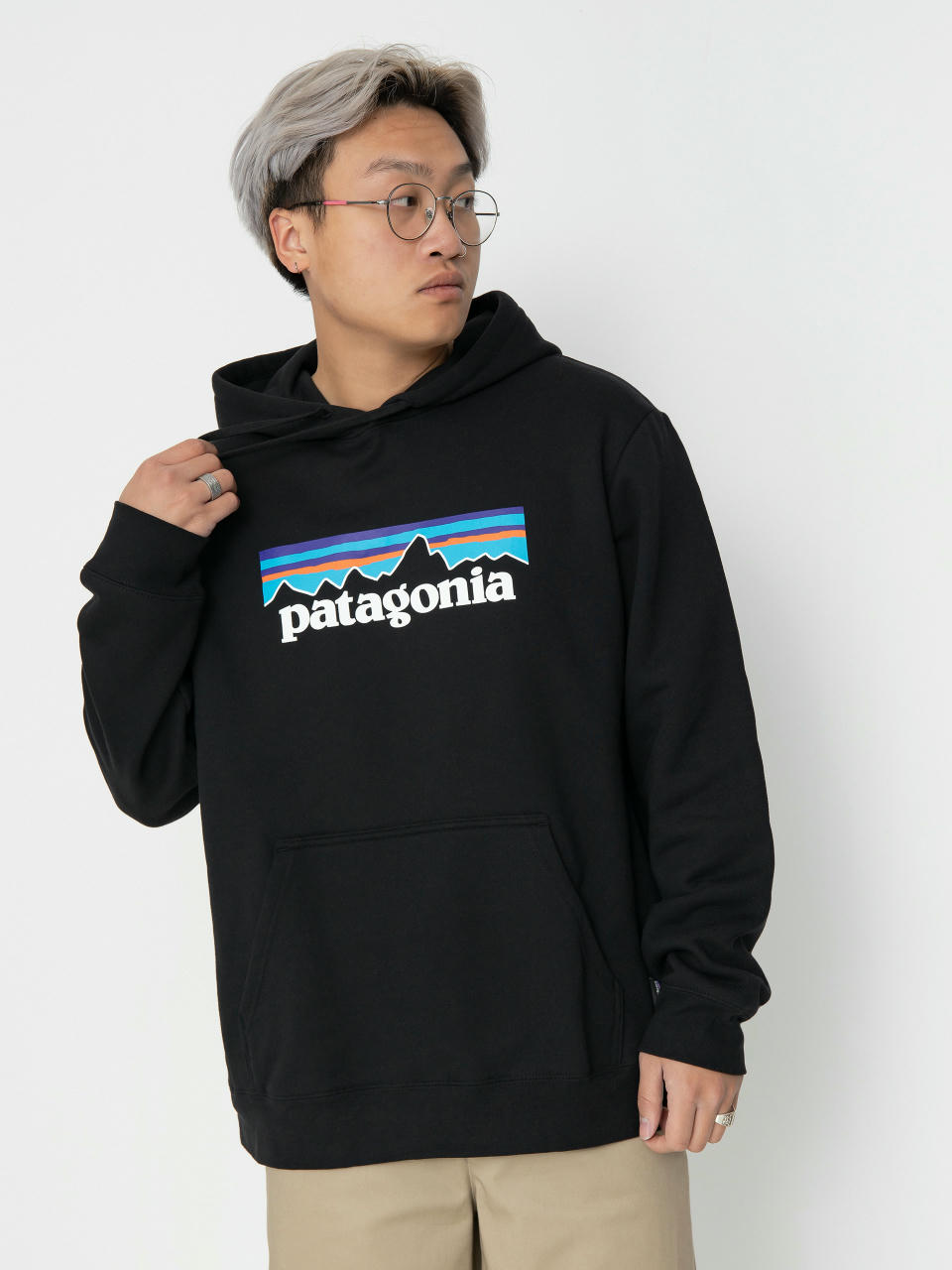 Patagonia Hoodie P-6 Logo Uprisal HD (black)