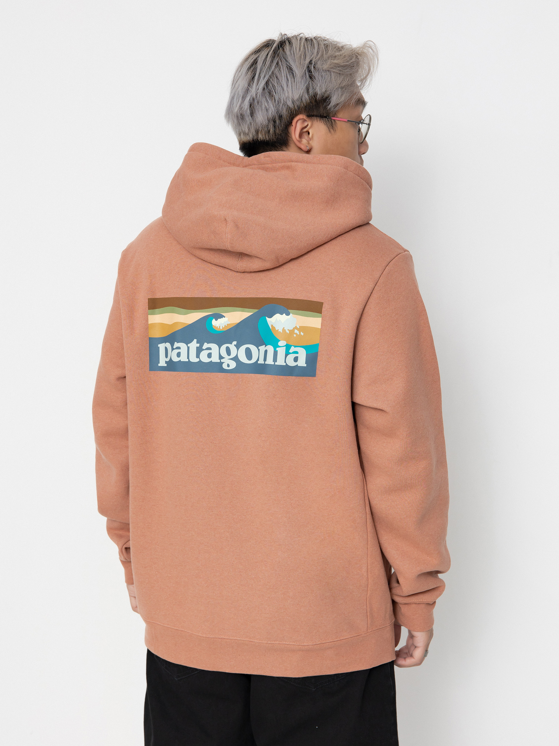 Patagonia Hoodie Boardshort Logo Uprisal HD - orange (sienna clay)