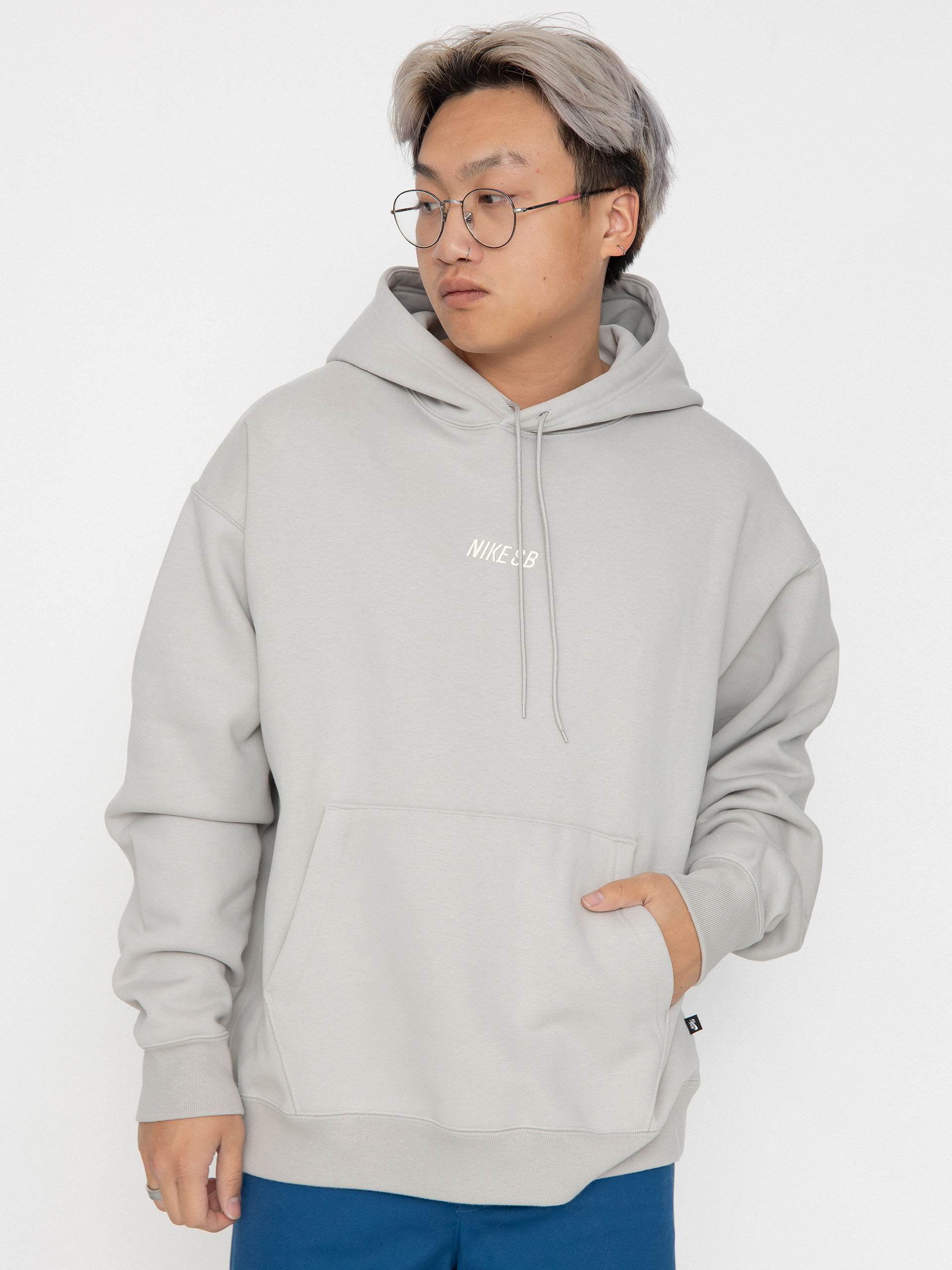 Nike SB Essential Lbr HD Hoodie (lt iron ore/coconut milk)