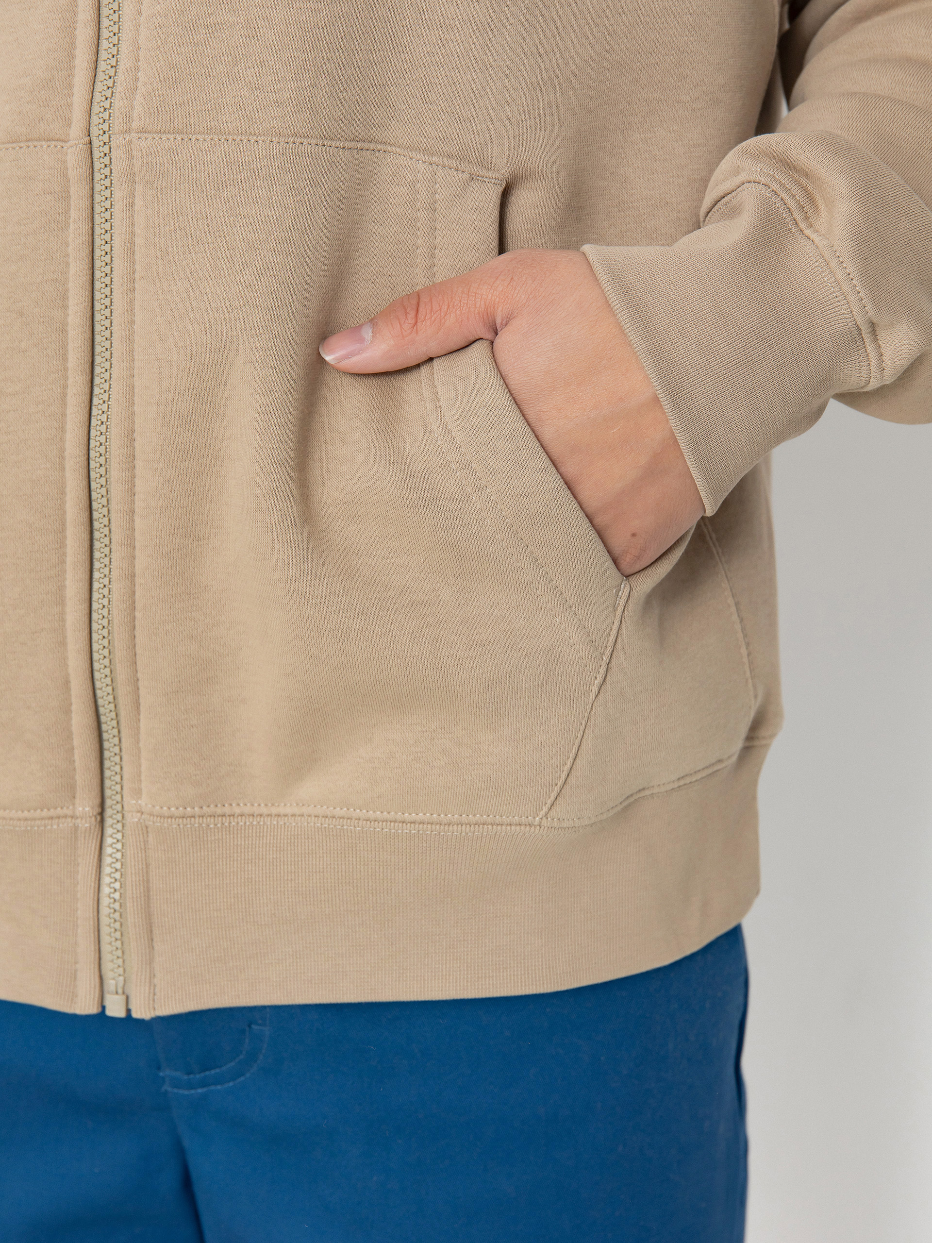 Nike SB Sportswear Club ZHD Hoodie (khaki/khaki/white)