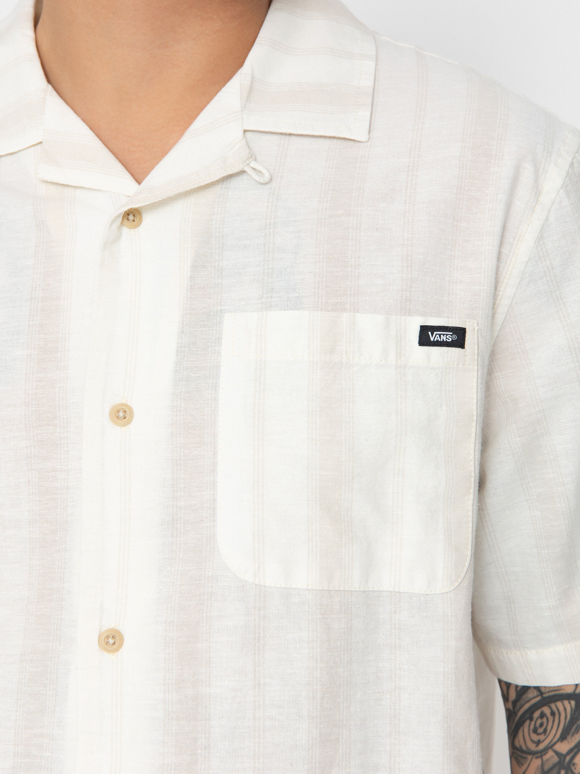Vans Shirt Carnell Woven (marshmallow/oatmeal)