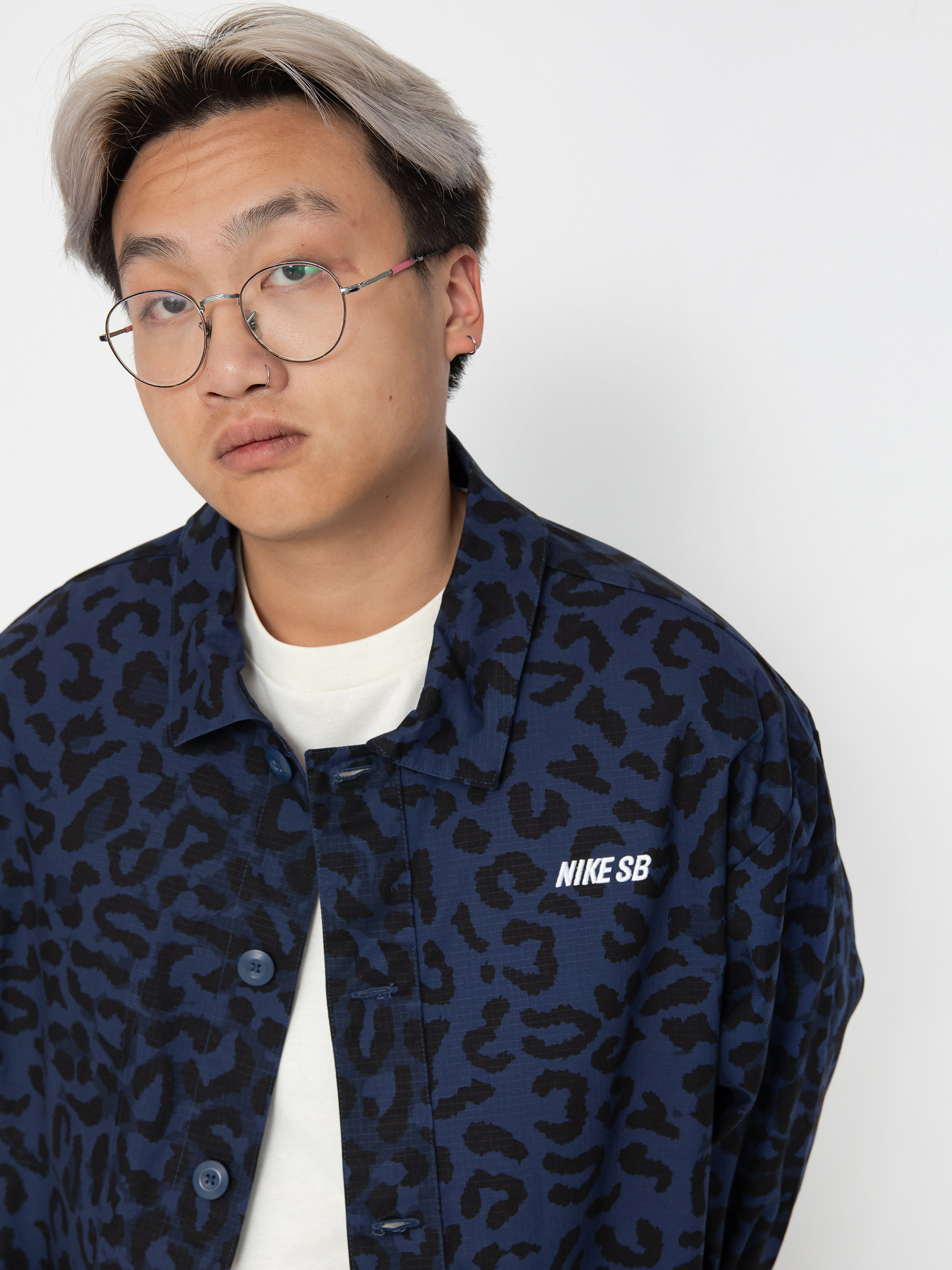 ▼NIKE SPORTSWEAR AOP SCOPE JKT Nike SB Chore Aop Jacket - navy blue (midnight navy/white)