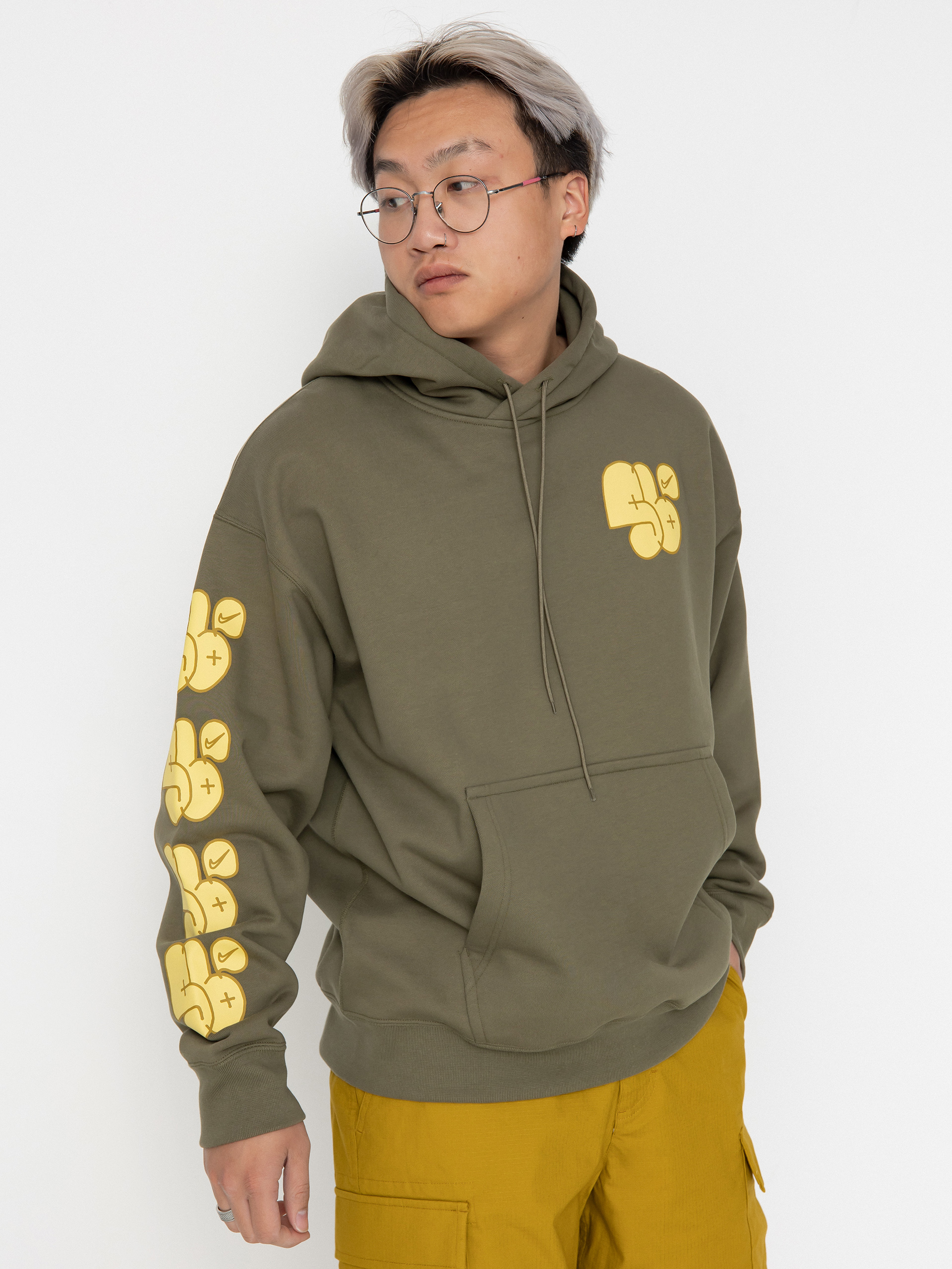 Nike SB Graff HD Hoodie green medium olive