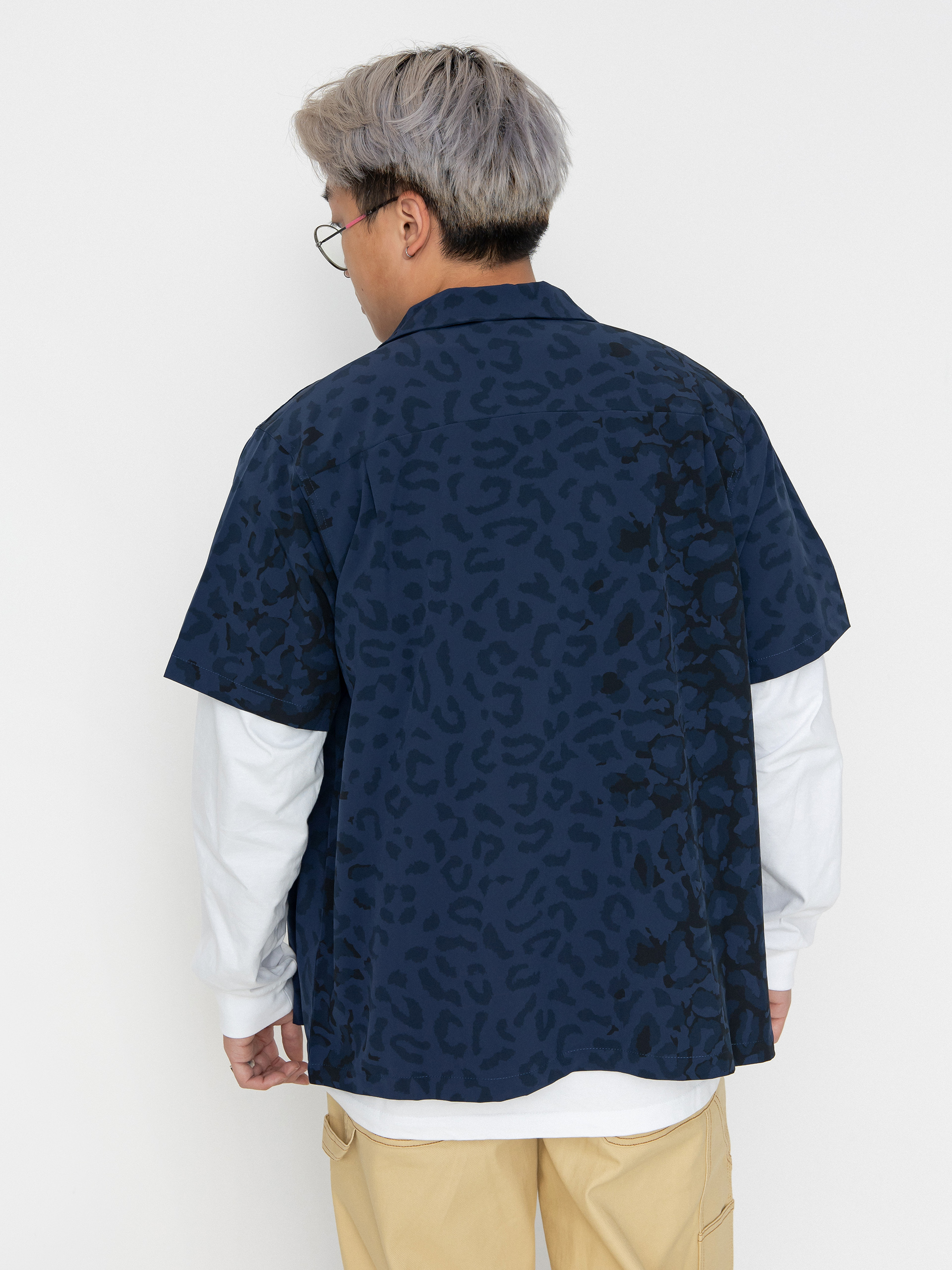 Nike SB Bowling Aop Shirt (midnight navy)