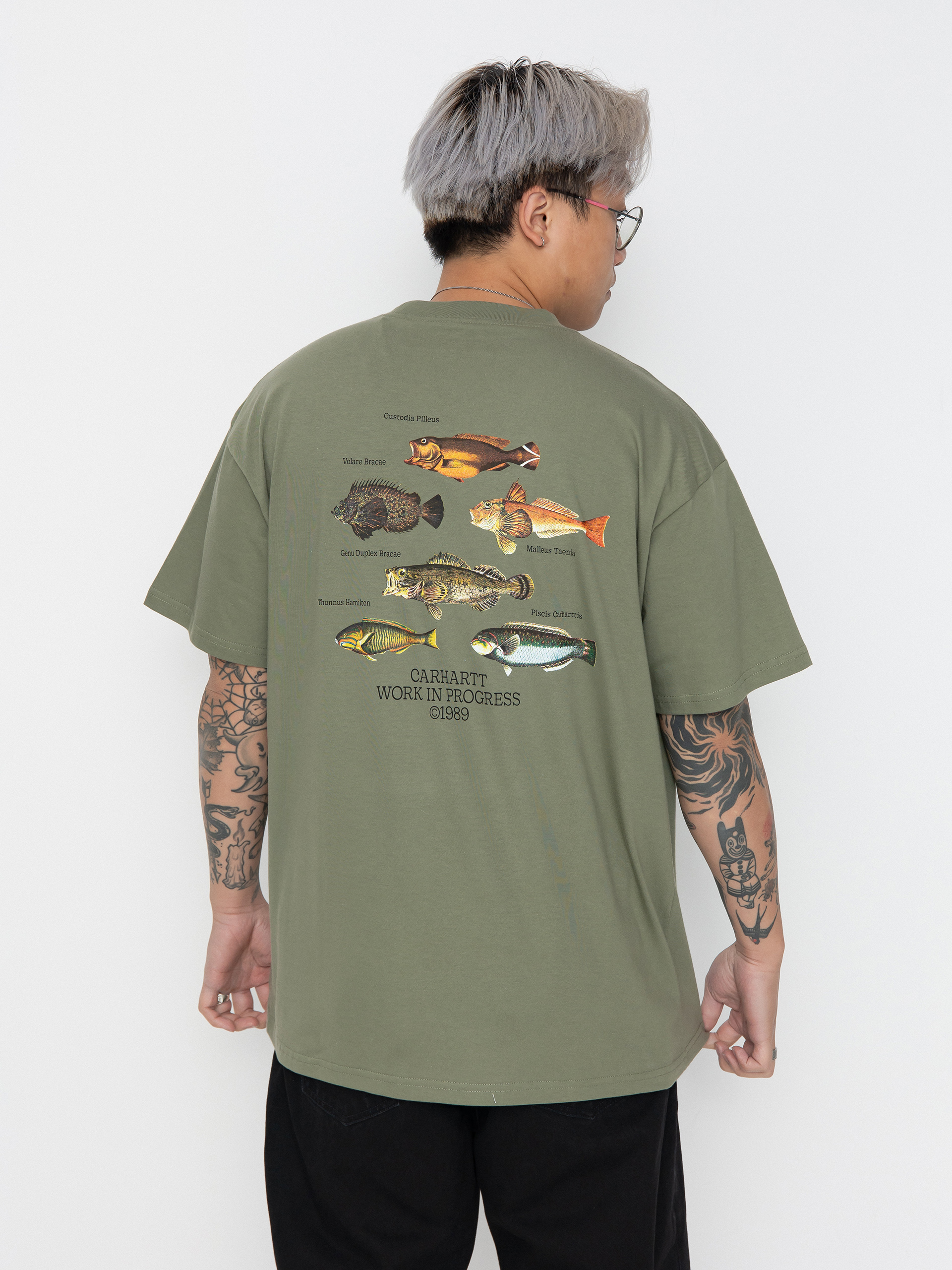 Carhartt WIP Fish T-Shirt (dollar green)