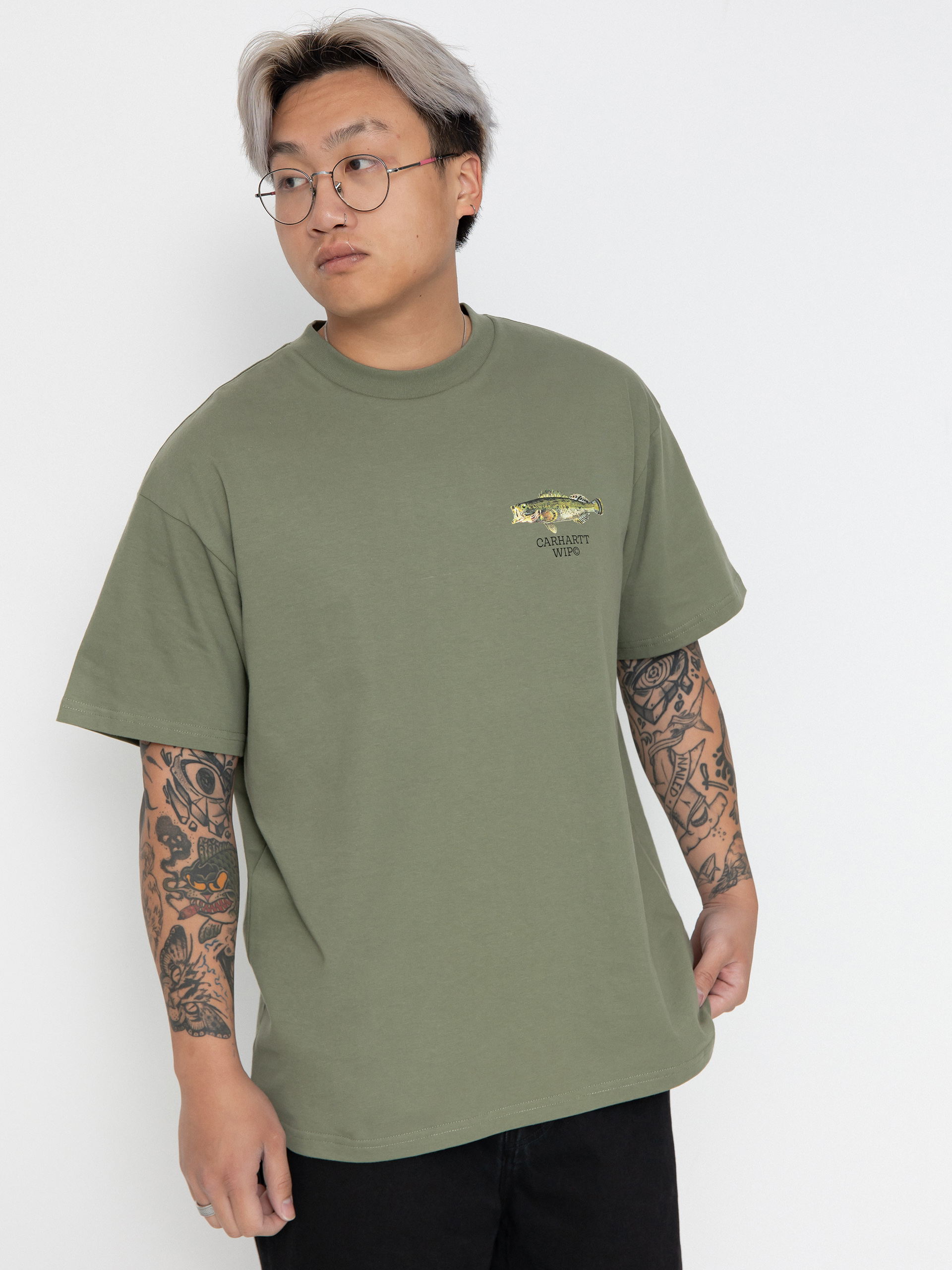 Carhartt WIP Fish T-Shirt (dollar green)