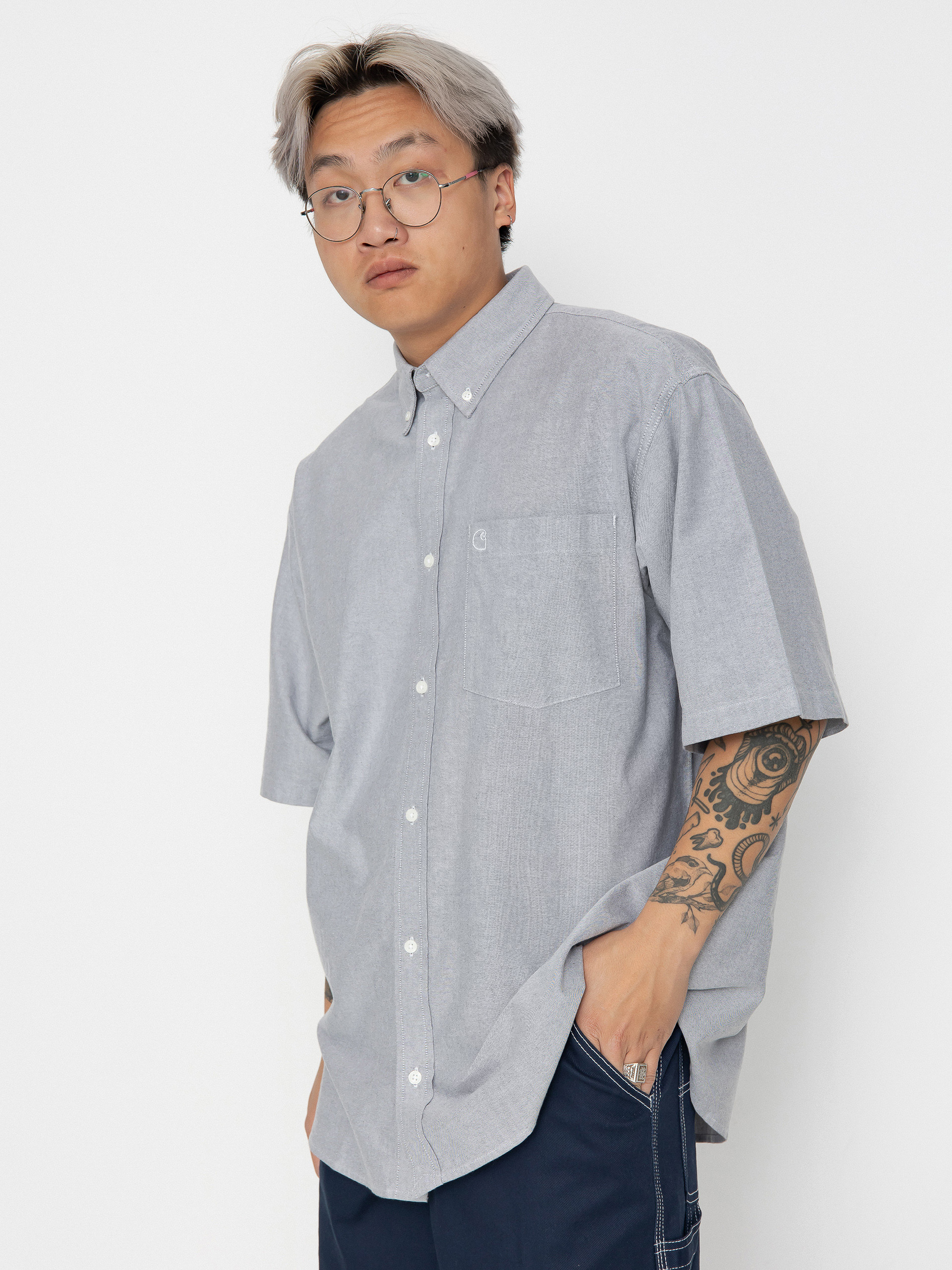 Carhartt WIP Braxton Shirt (charcoal/wax)