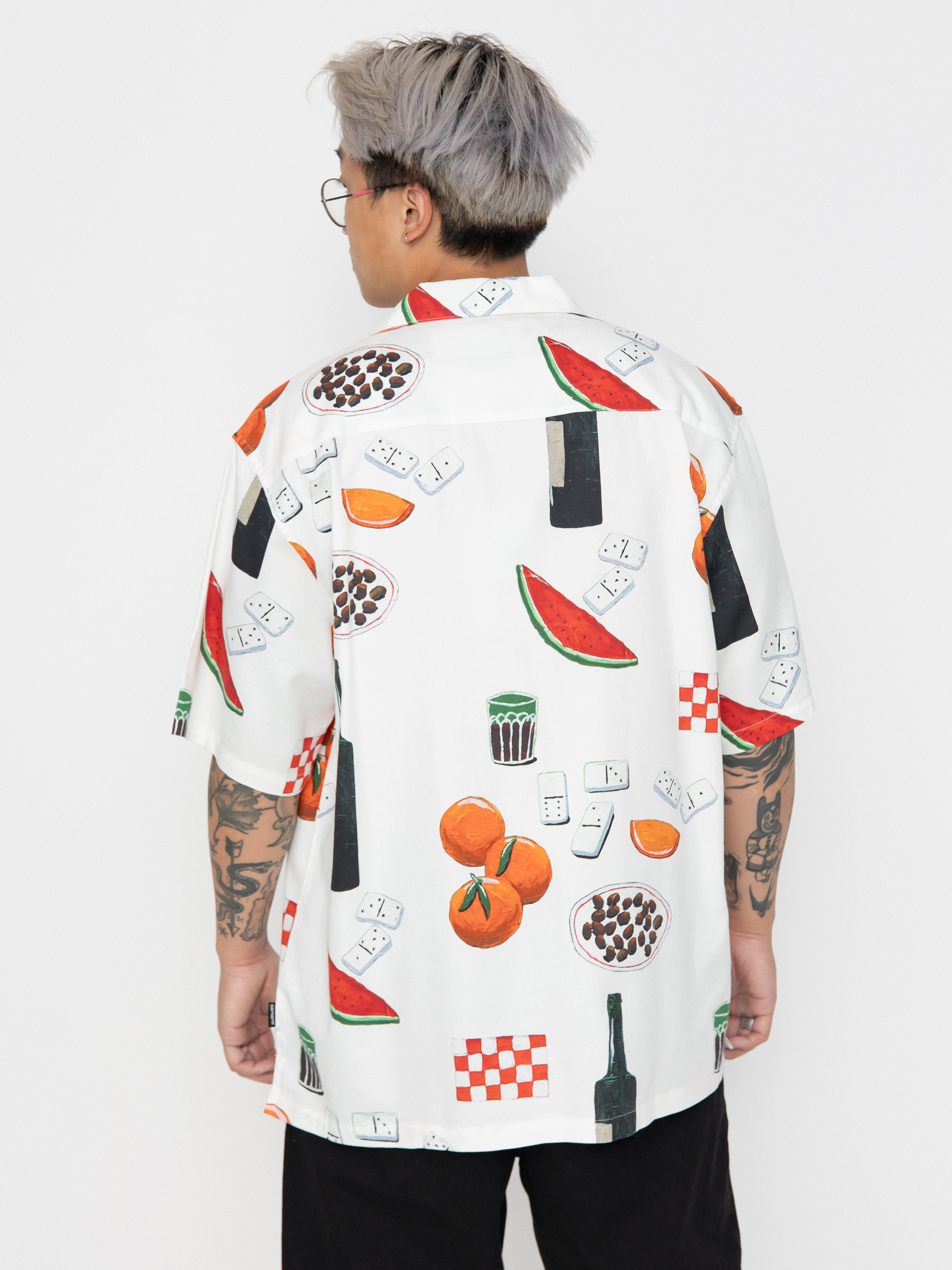 Carhartt WIP Isis Maria Dinner Hemd (isis maria dinner print/white)