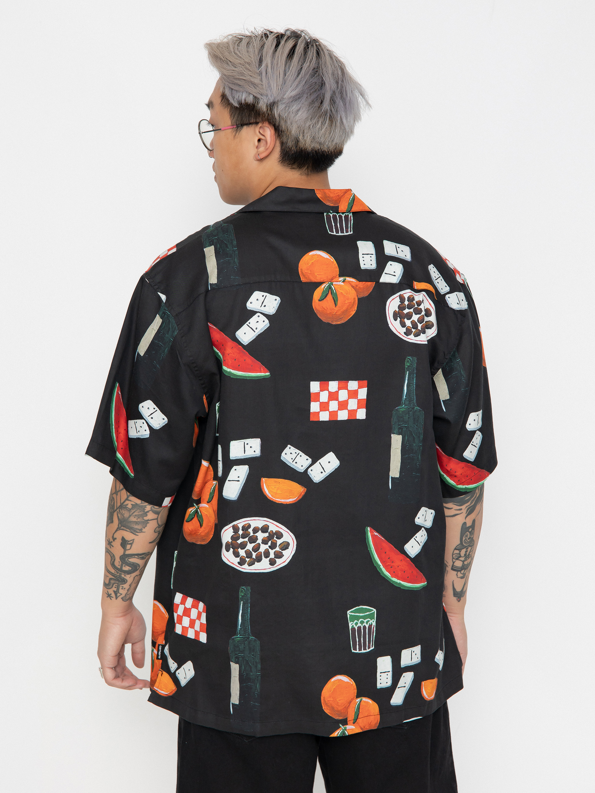 Carhartt WIP Isis Maria Dinner Shirt (isis maria dinner print/black)