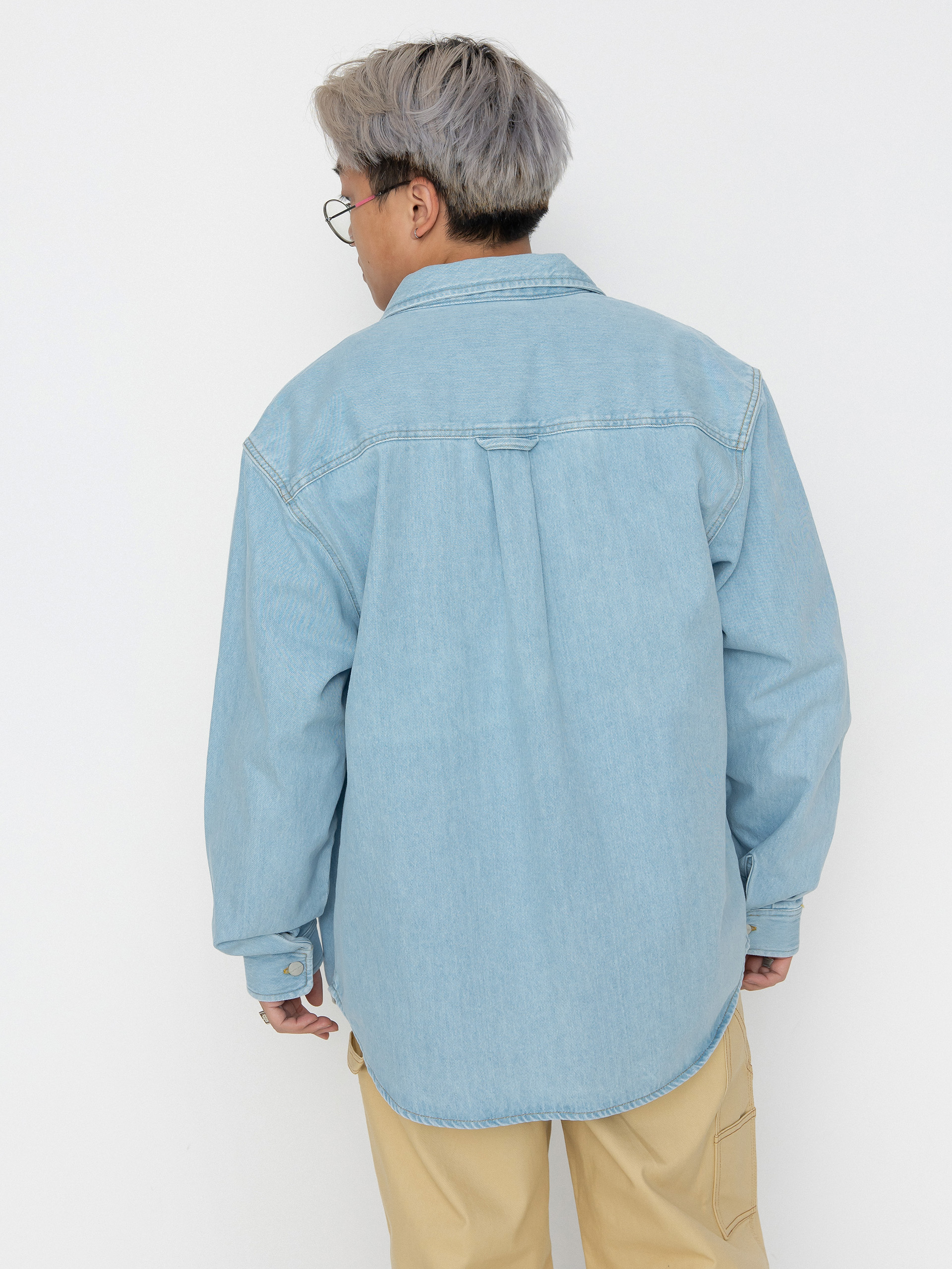 Carhartt WIP Harvey Shirt Jacket | Black (dark used wash