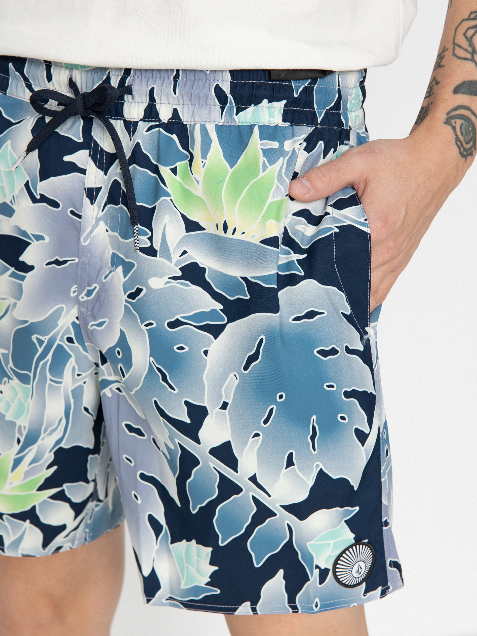Volcom Shorts Lido Print 17 (navy)
