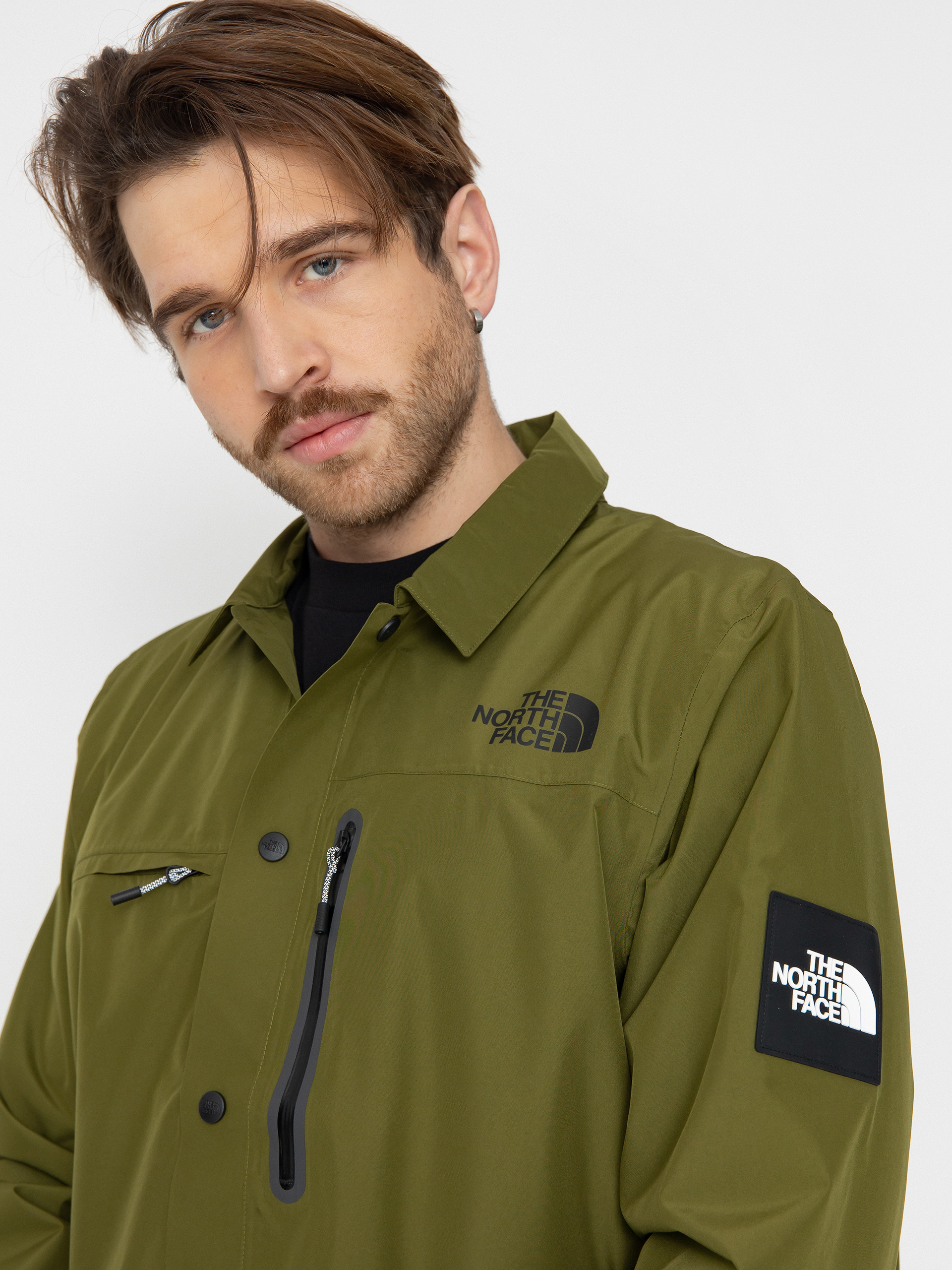The North Face Amos Tech Overshirt Jacke (forest olive)